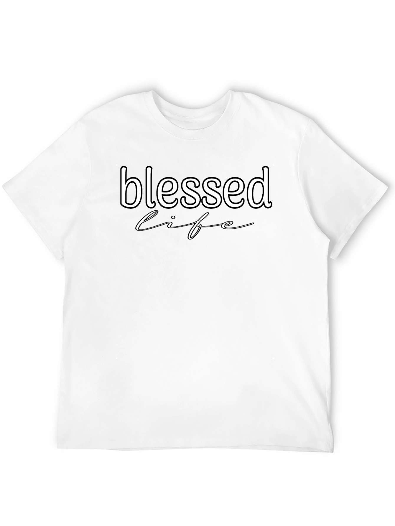 Blessed Life Graphic Tee - Black