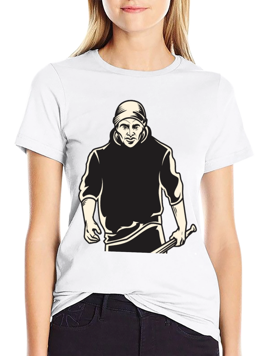 Graphic Tee - Man with Bat