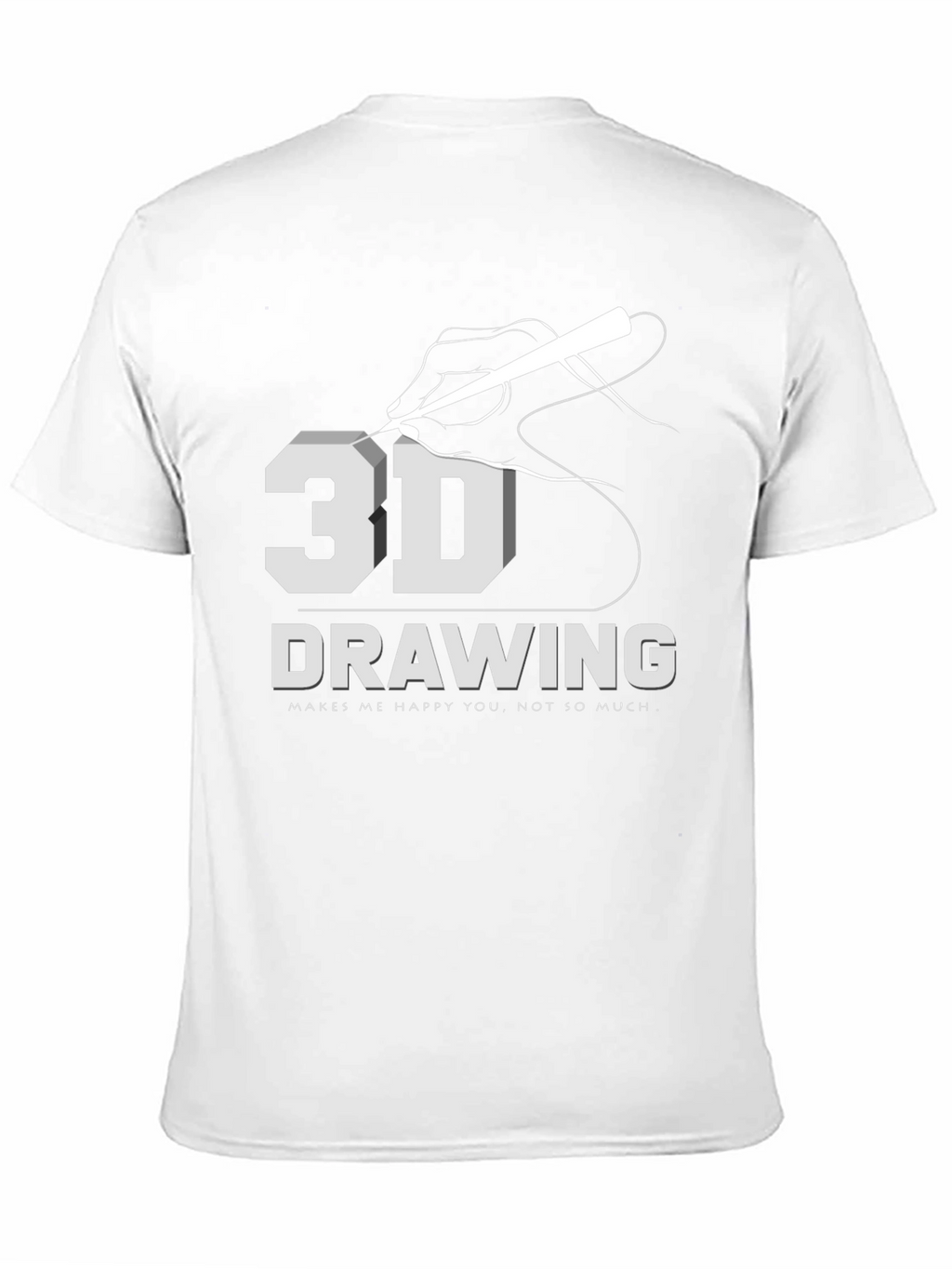 3D Drawing T-Shirt: Art Lover Apparel
