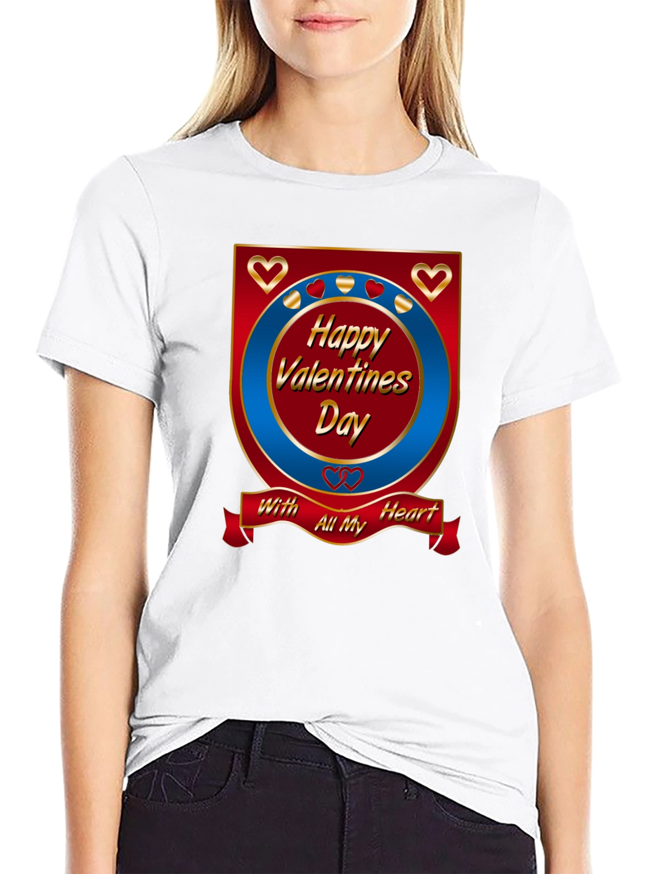 Happy Valentines Day Graphic T-Shirt