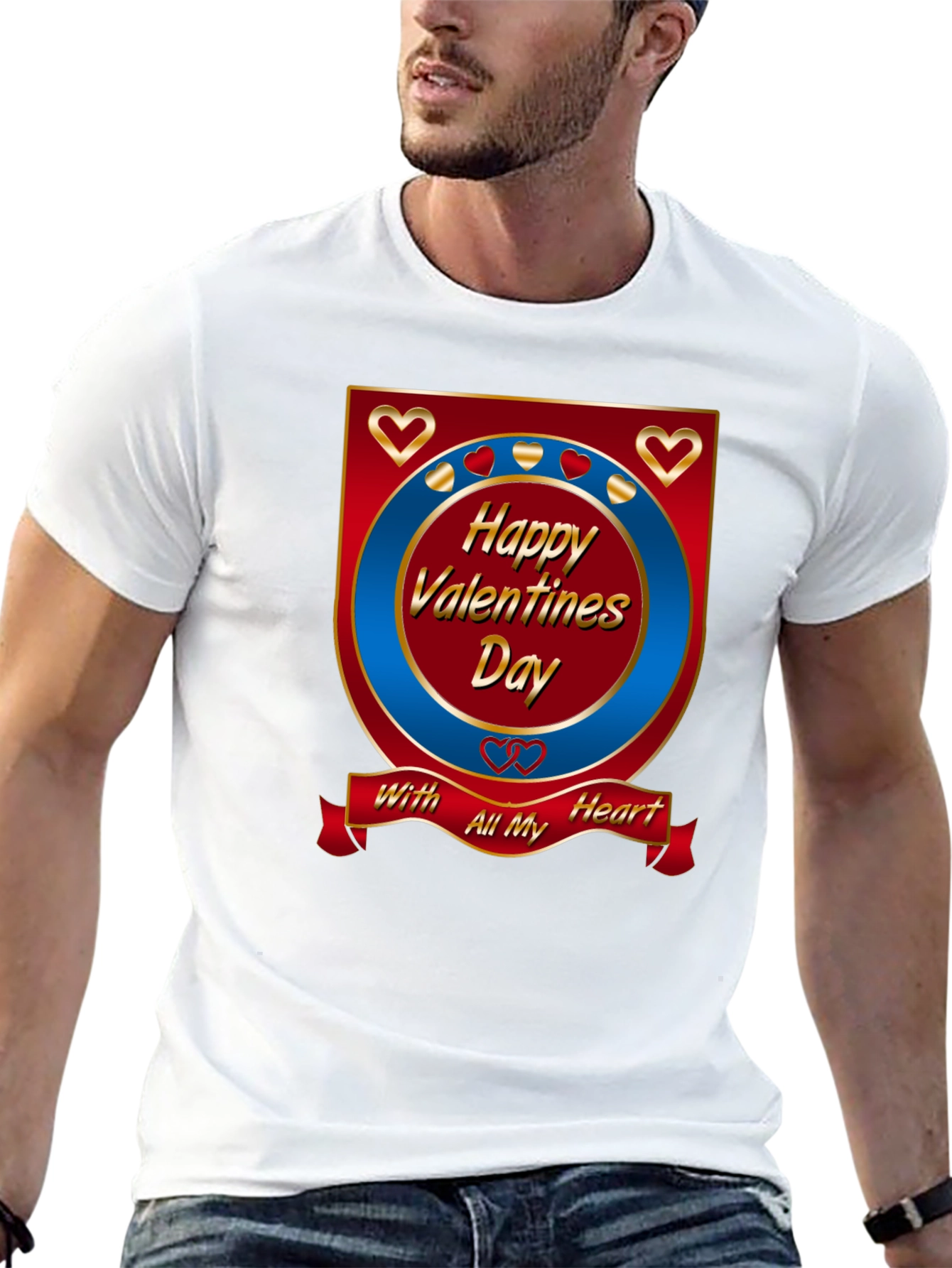 Happy Valentines Day Graphic T-Shirt