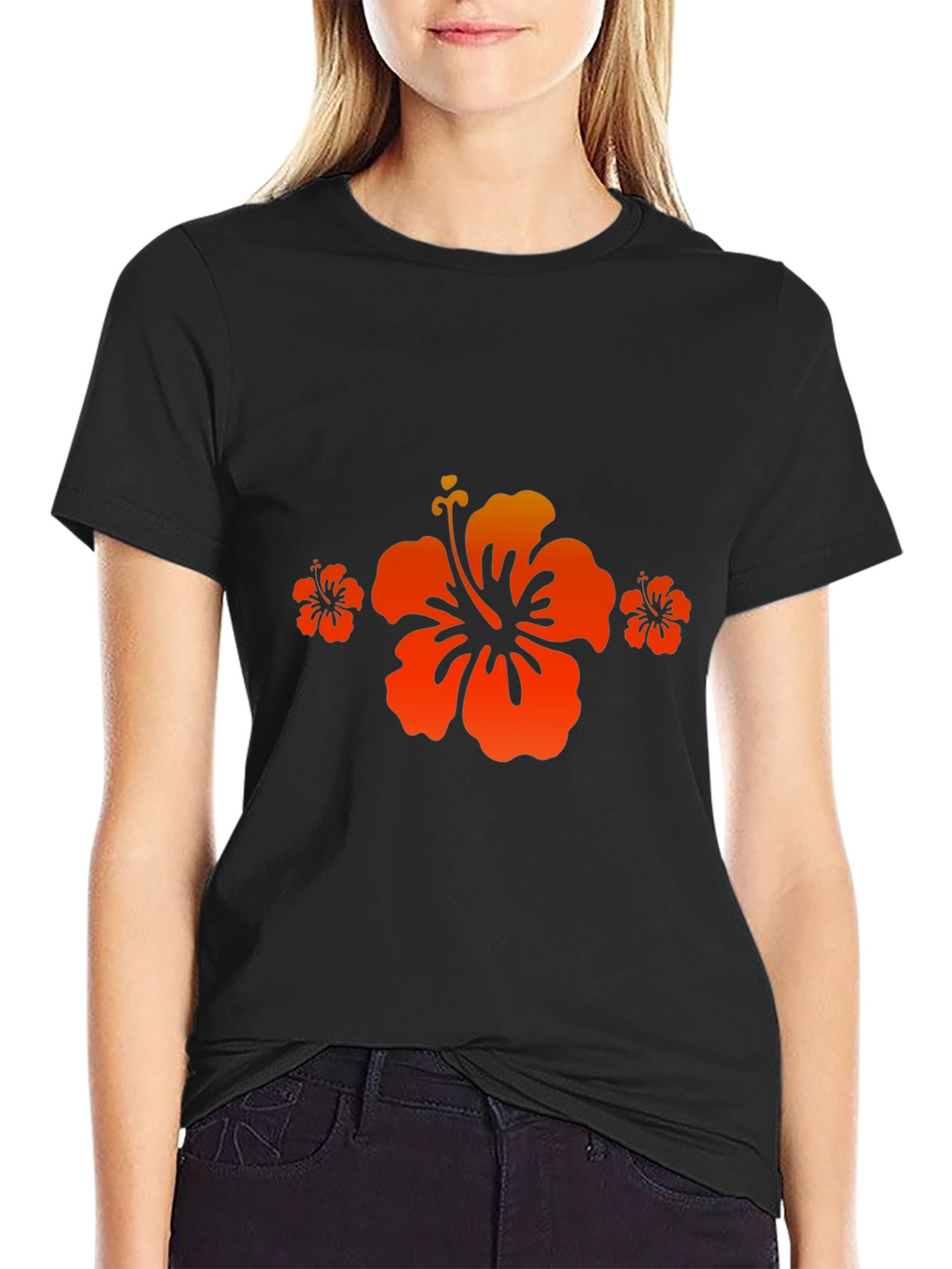 Hibiscus Flower Graphic Tee