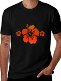 Hibiscus Flower Graphic Tee