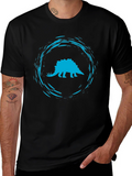 Dino Circle Graphic Tee