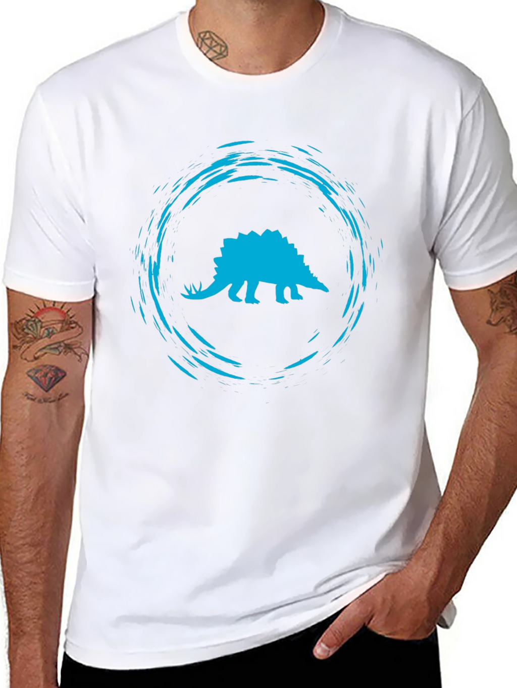 Dino Circle Graphic Tee