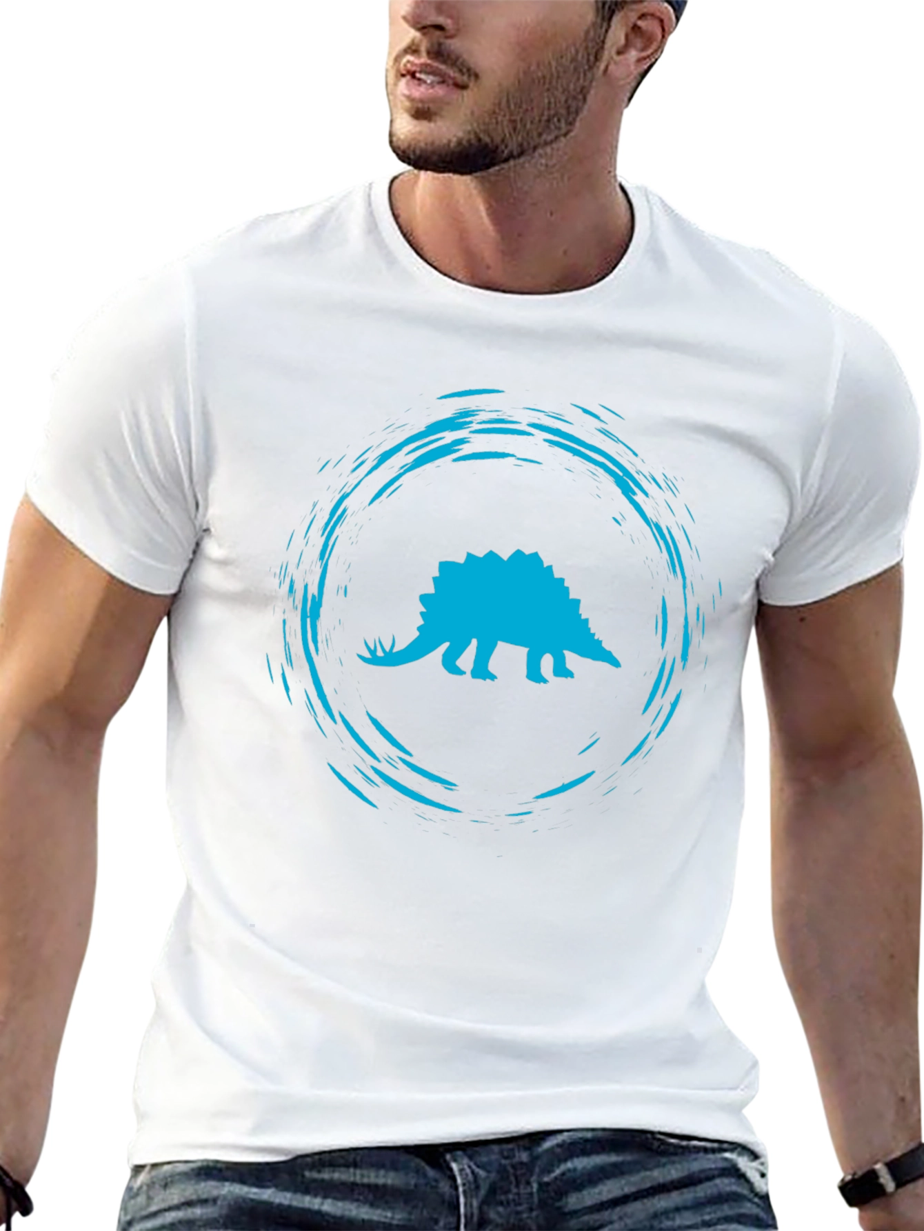 Dino Circle Graphic Tee