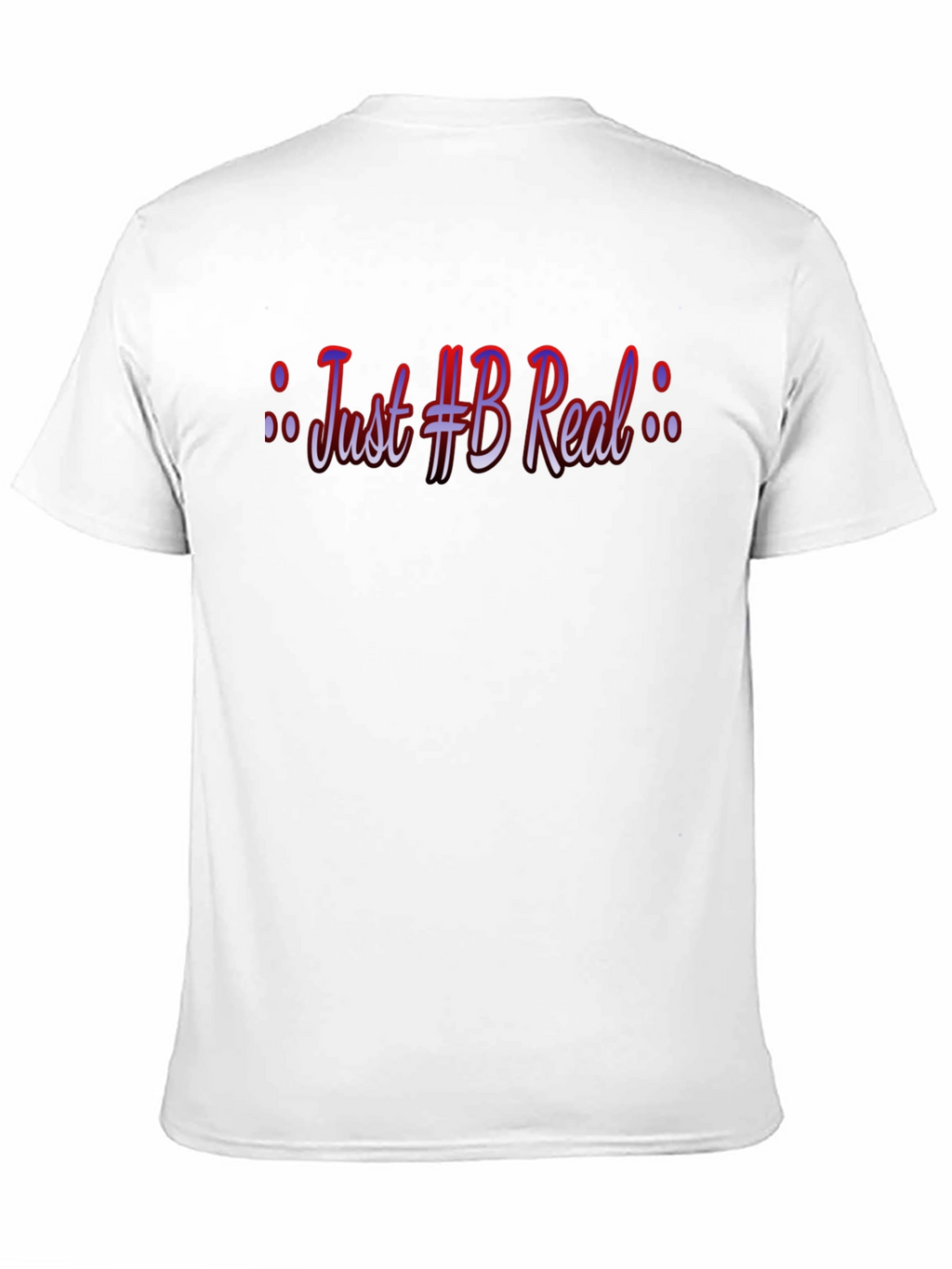 Just #B Real Graphic Black T-Shirt