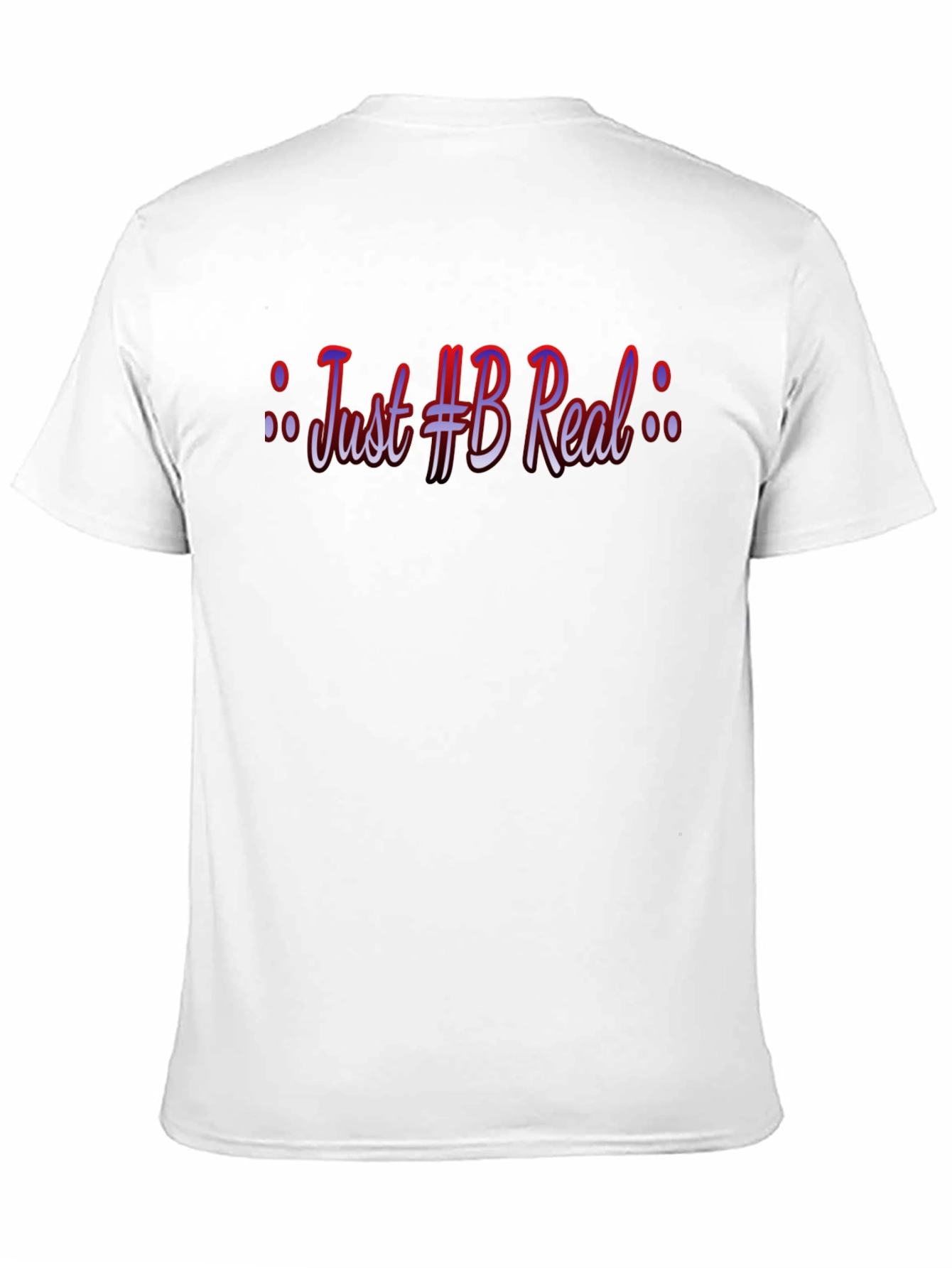 Just #B Real Graphic Black T-Shirt