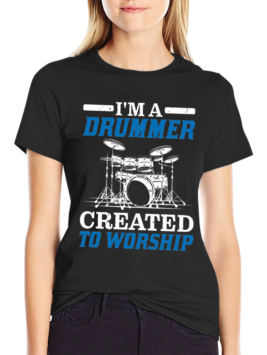 Im a Drummer T-Shirt Music Band
