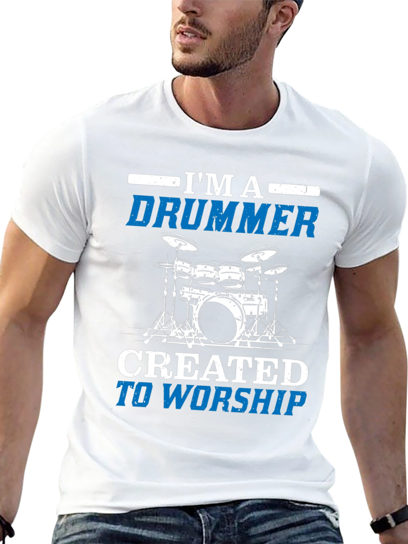 Im a Drummer T-Shirt Music Band