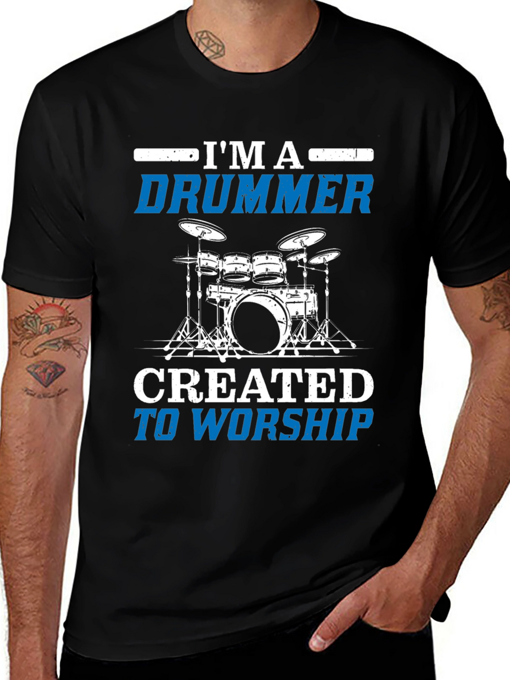 Im a Drummer T-Shirt Music Band