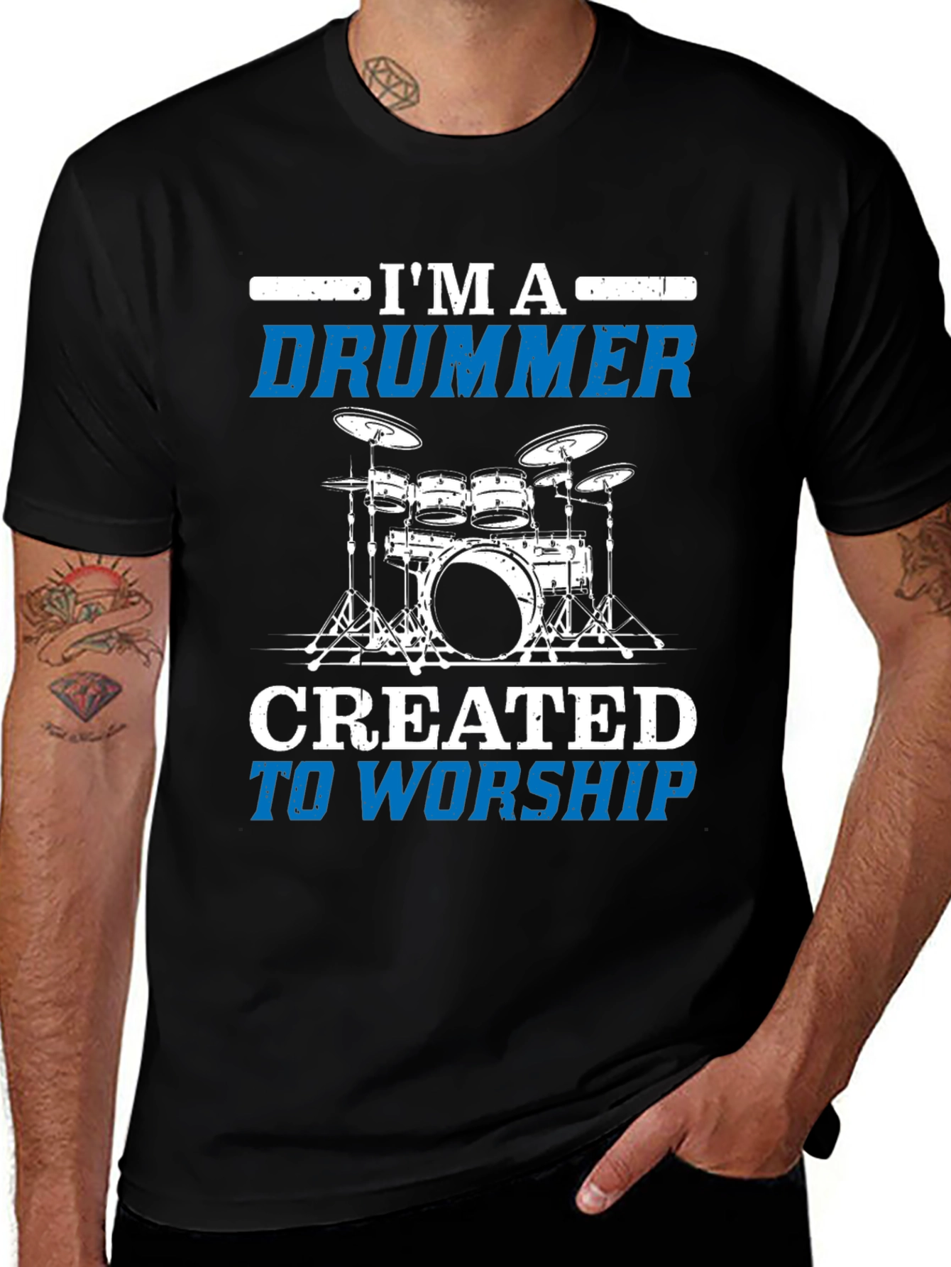 Im a Drummer T-Shirt Music Band