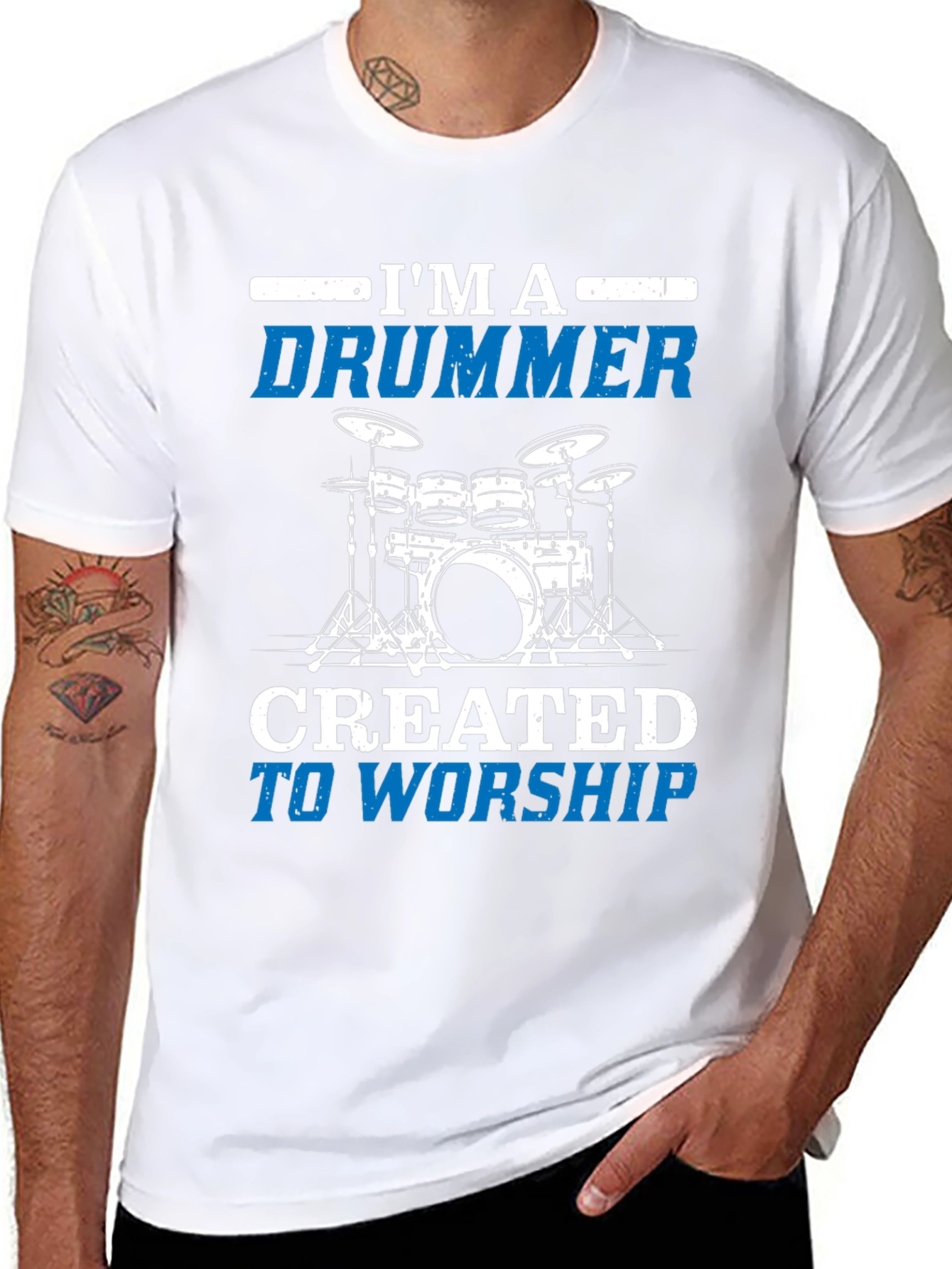 Im a Drummer T-Shirt Music Band