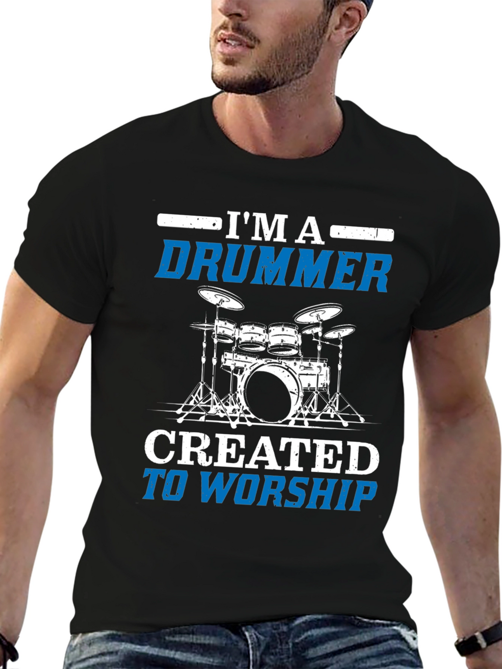 Im a Drummer T-Shirt Music Band