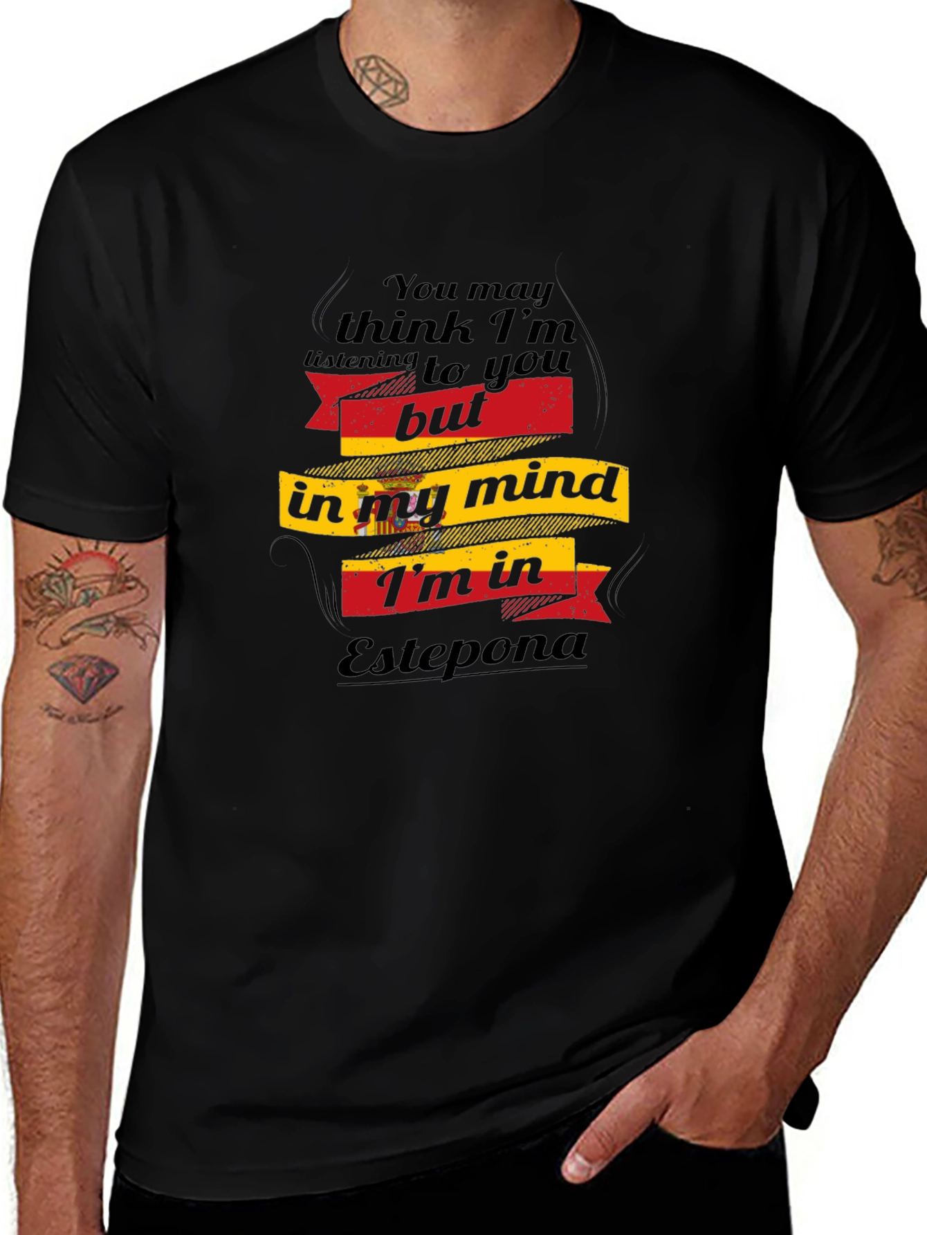 Funny Estepona Spain Mind T-Shirt - Travel Souvenir
