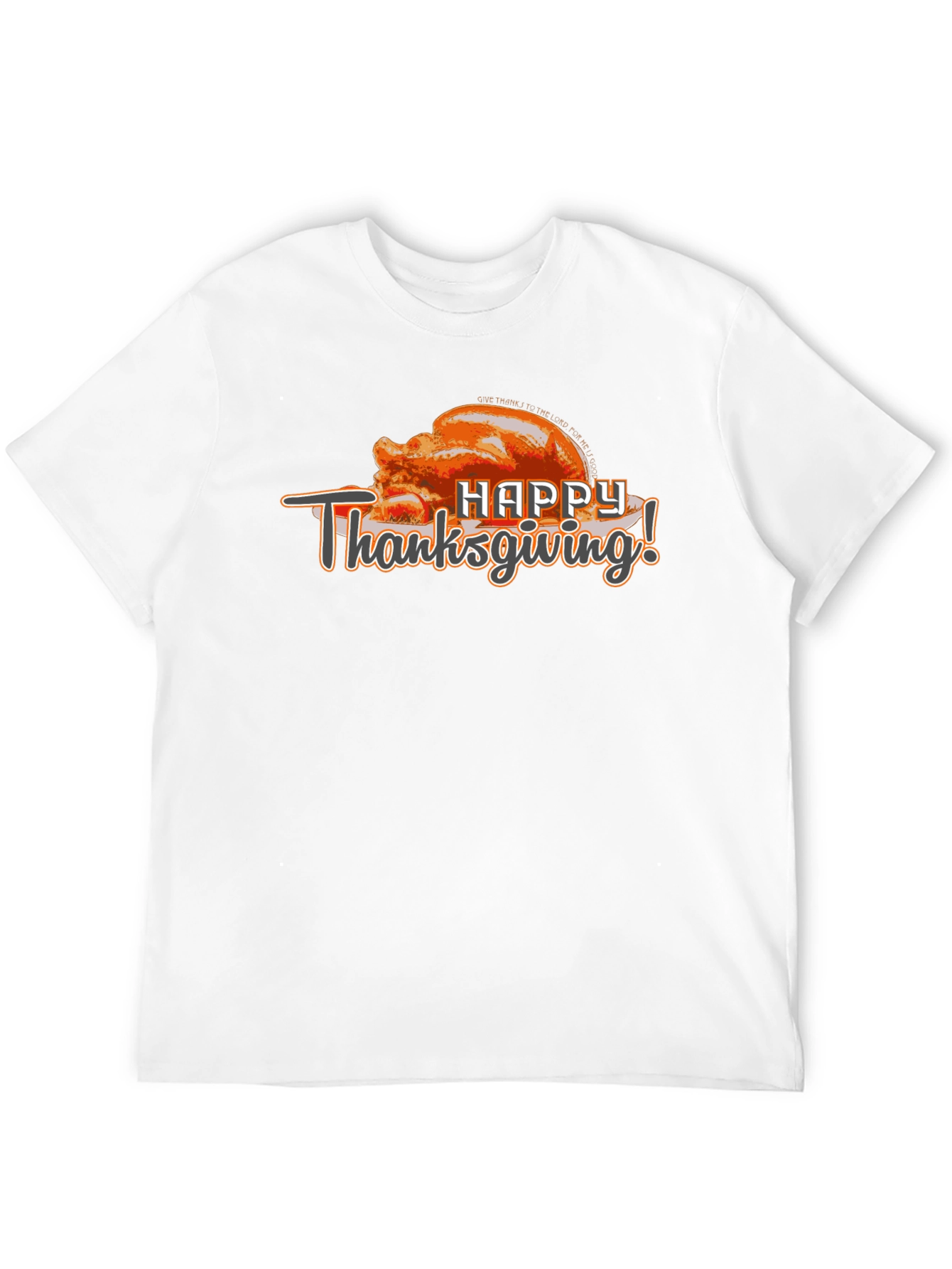 Happy Thanksgiving Turkey Graphic T-Shirt