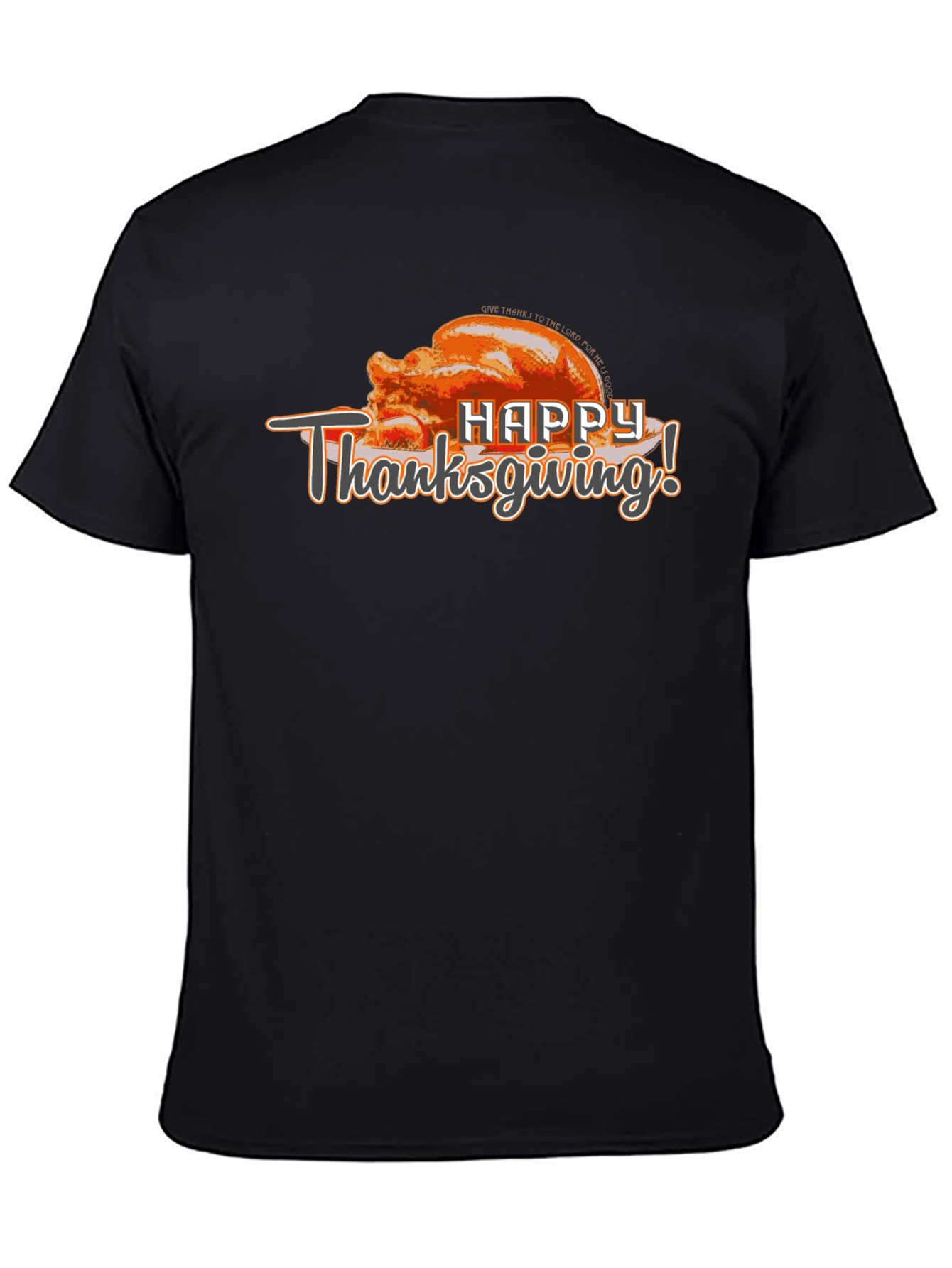Happy Thanksgiving Turkey Graphic T-Shirt