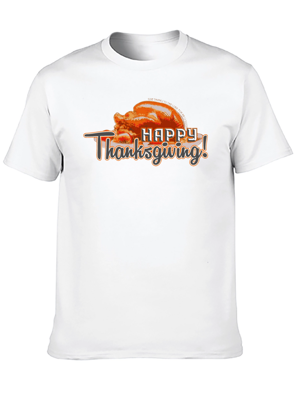 Happy Thanksgiving Turkey Graphic T-Shirt