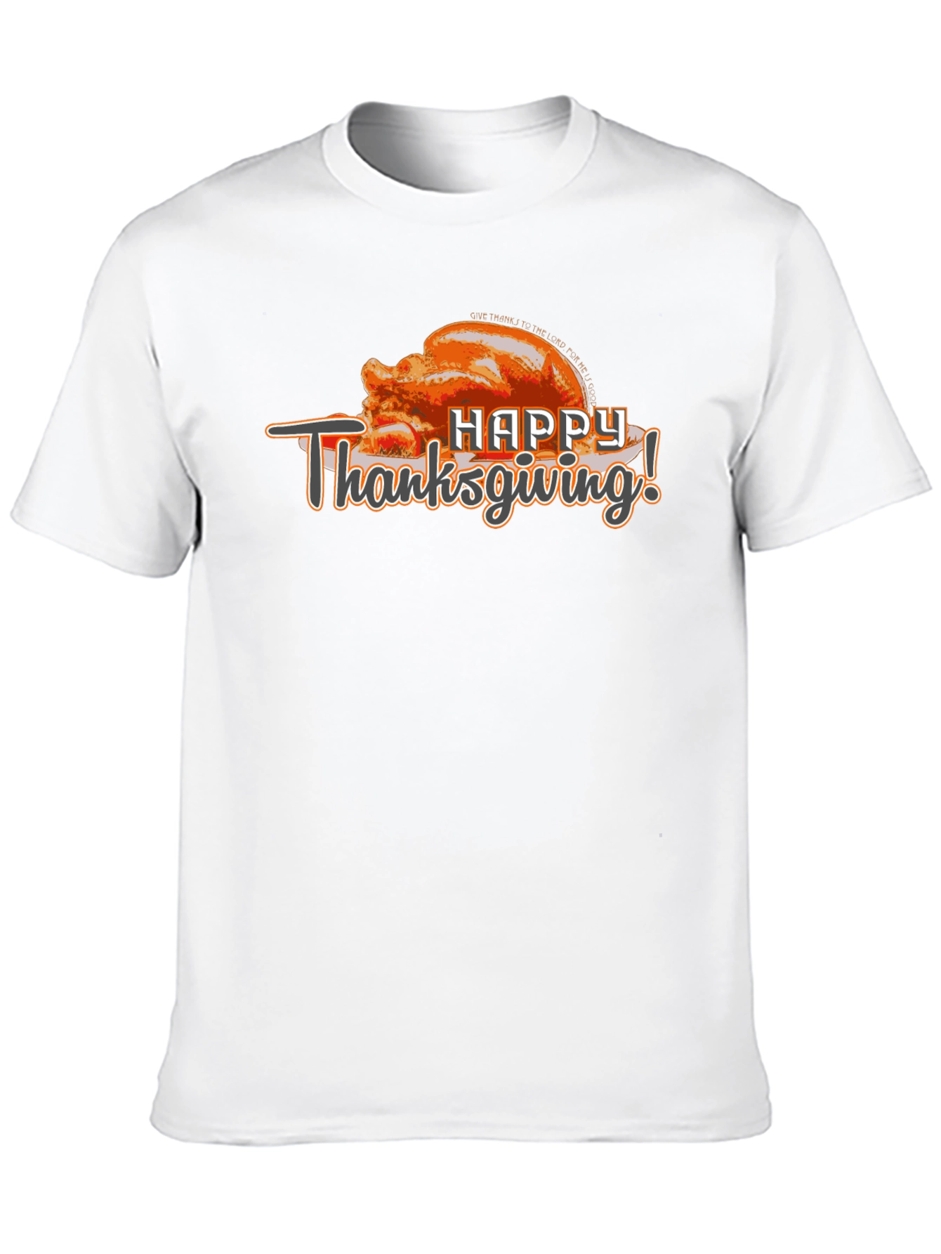 Happy Thanksgiving Turkey Graphic T-Shirt