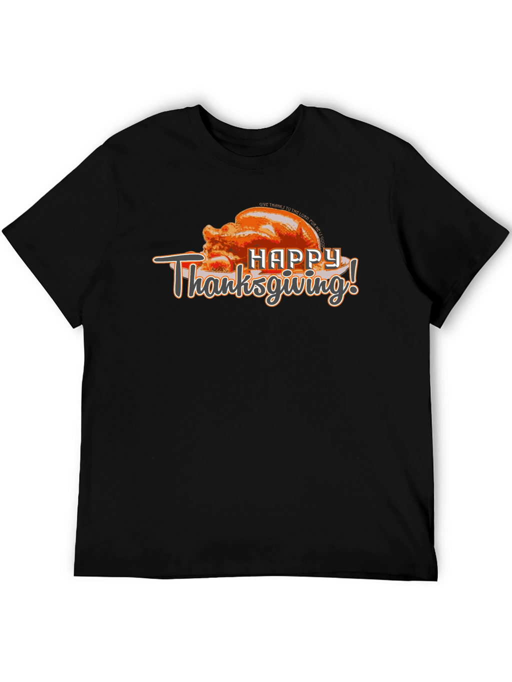 Happy Thanksgiving Turkey Graphic T-Shirt
