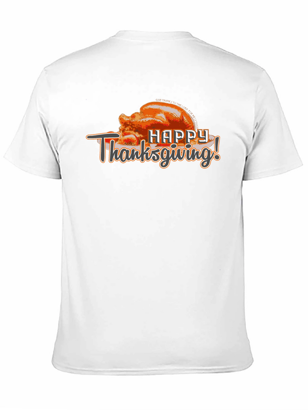 Happy Thanksgiving Turkey Graphic T-Shirt
