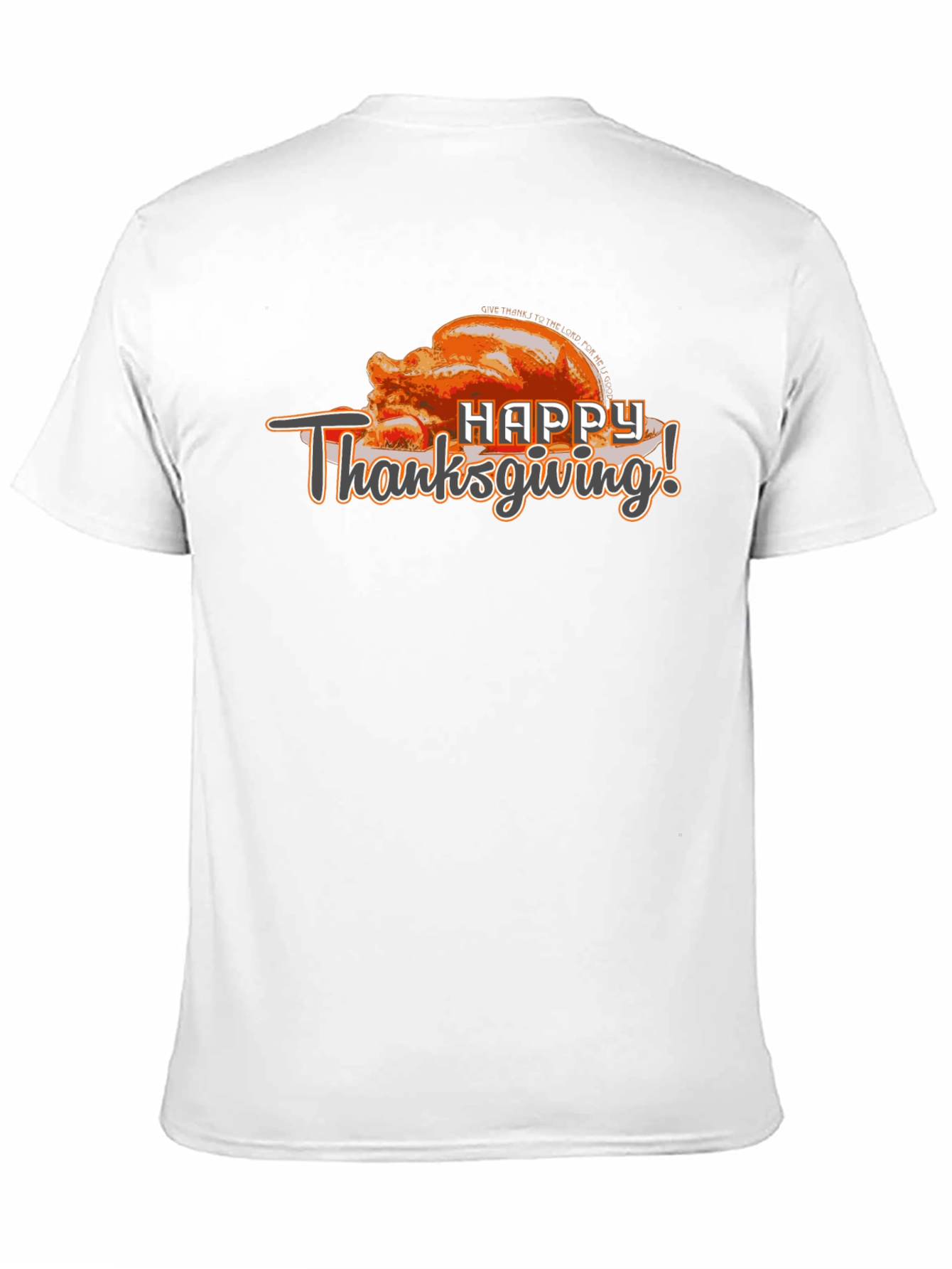 Happy Thanksgiving Turkey Graphic T-Shirt