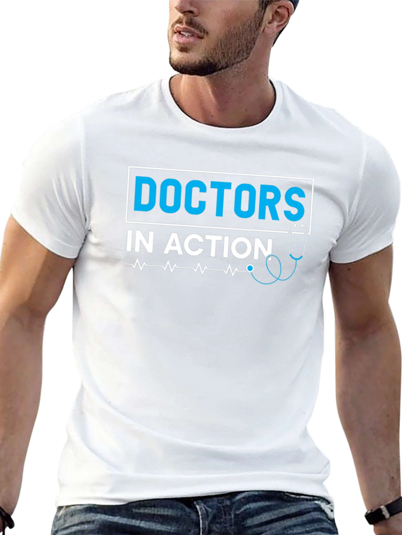 Doctors in Action Graphic Print Tee