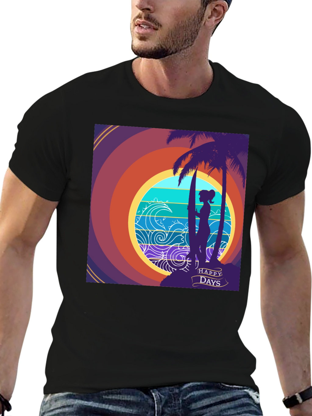 Happy Days Surf Tee