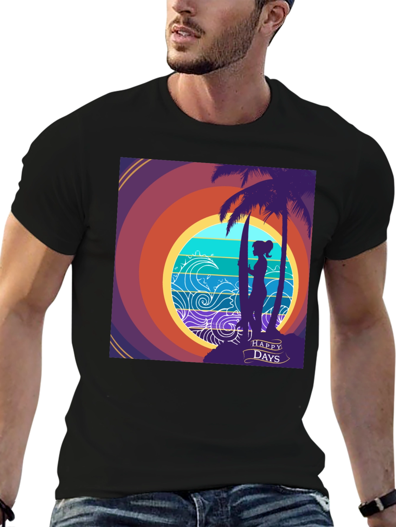 Happy Days Surf Tee