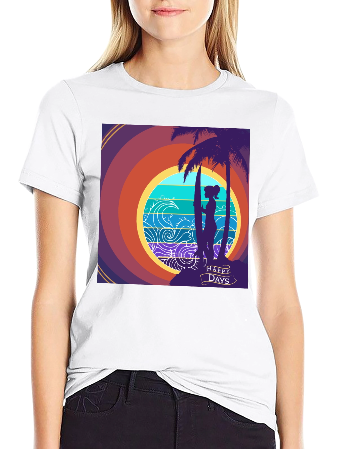 Happy Days Surf Tee