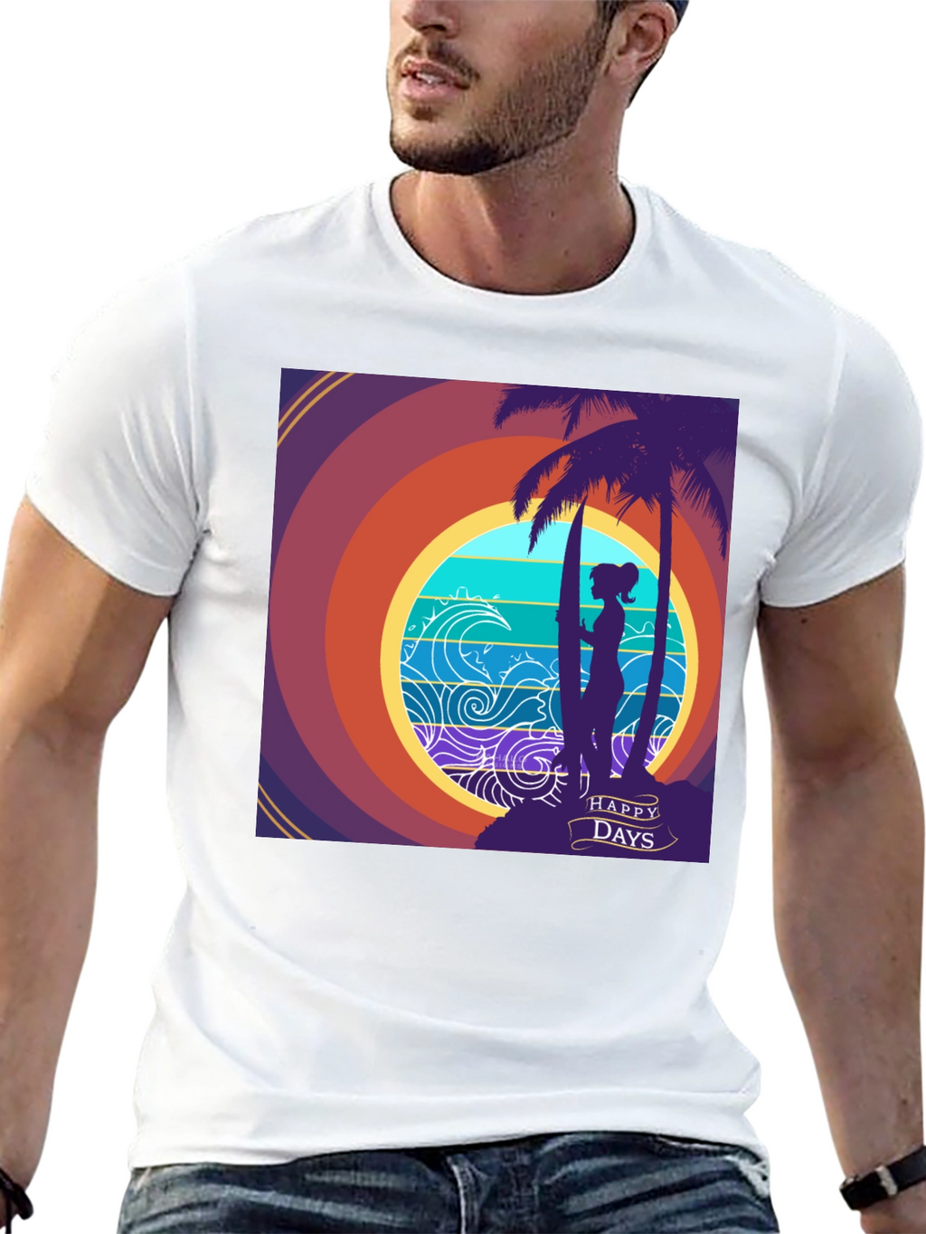 Happy Days Surf Tee