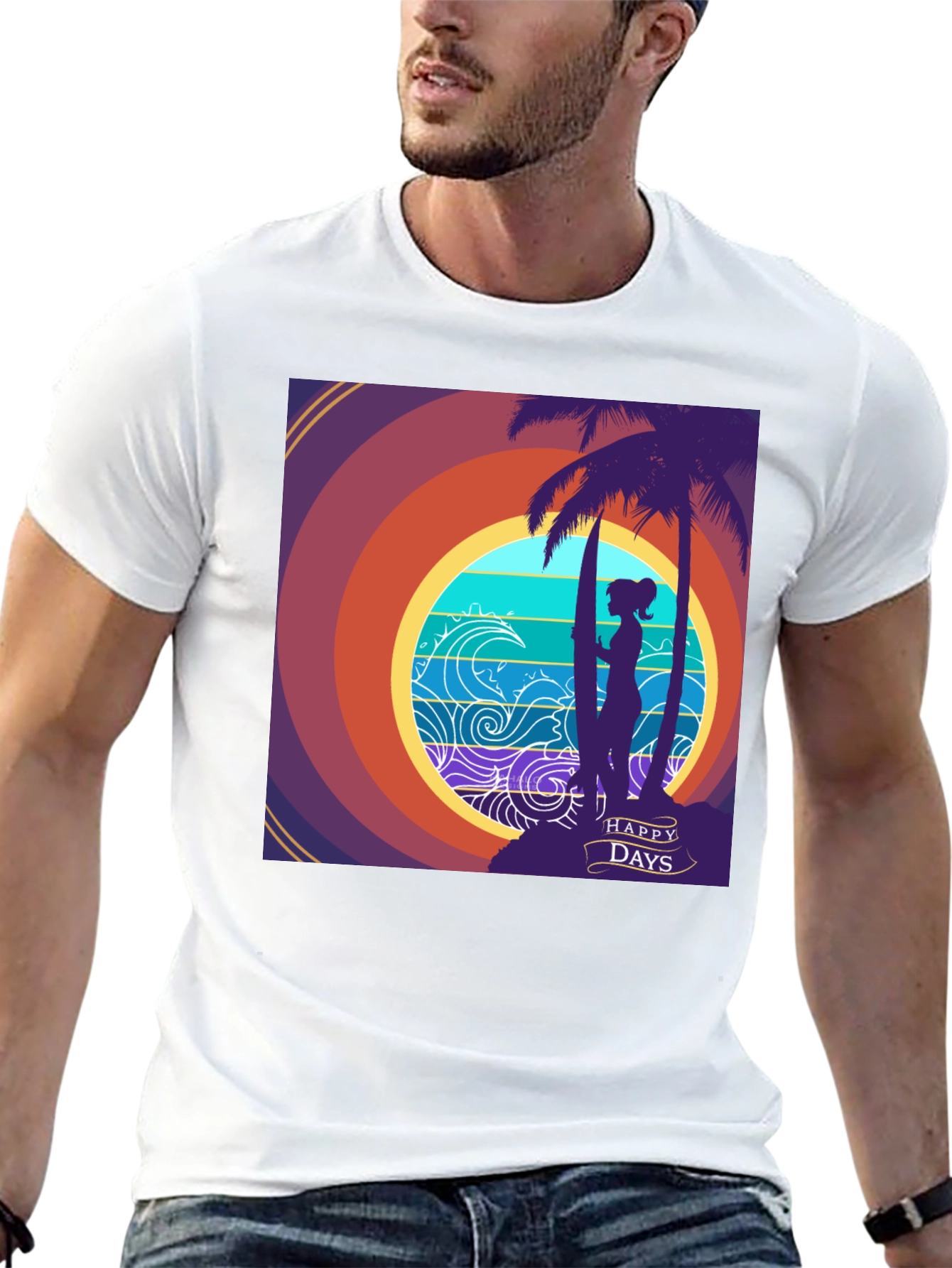 Happy Days Surf Tee