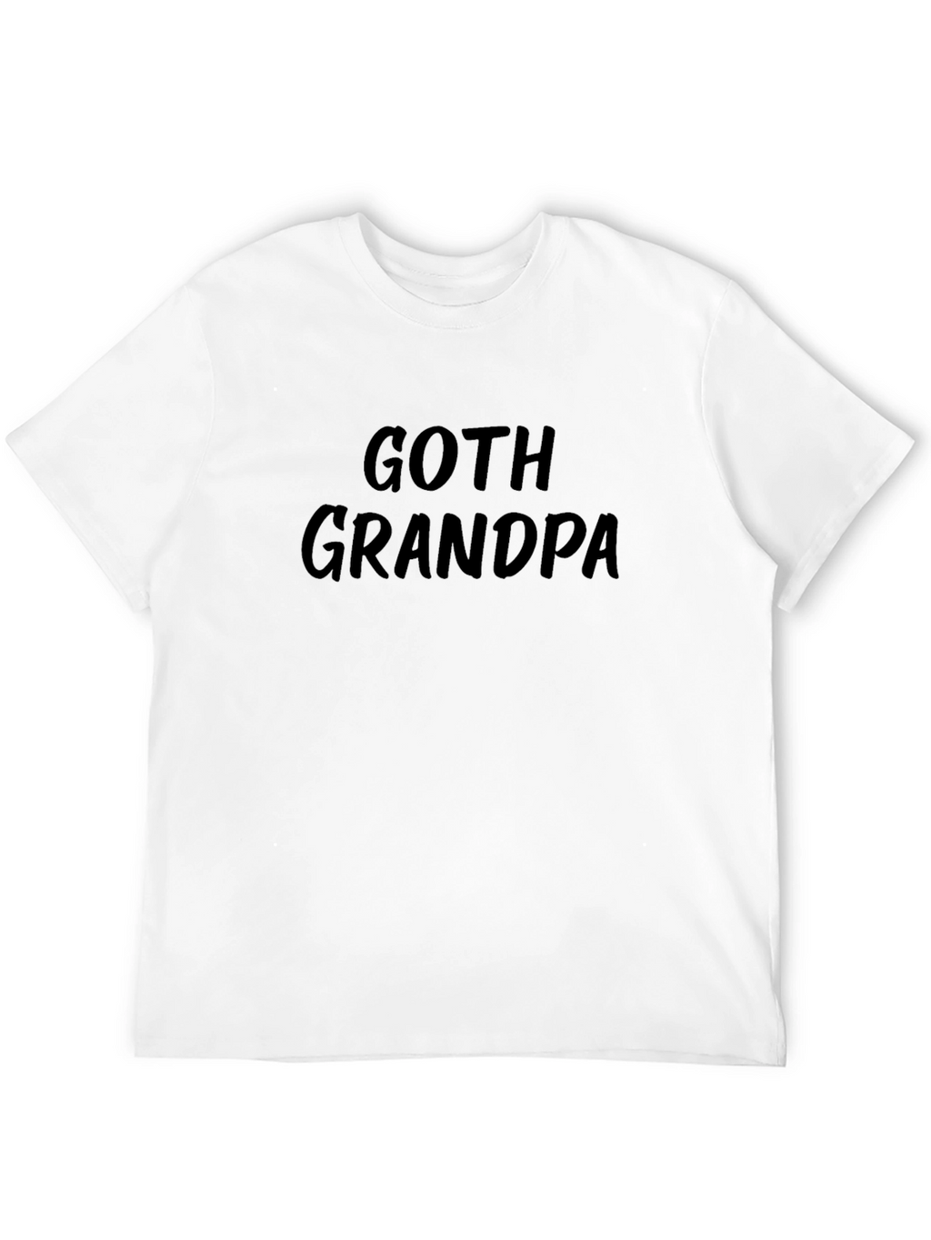 Goth Grandpa Black T-Shirt