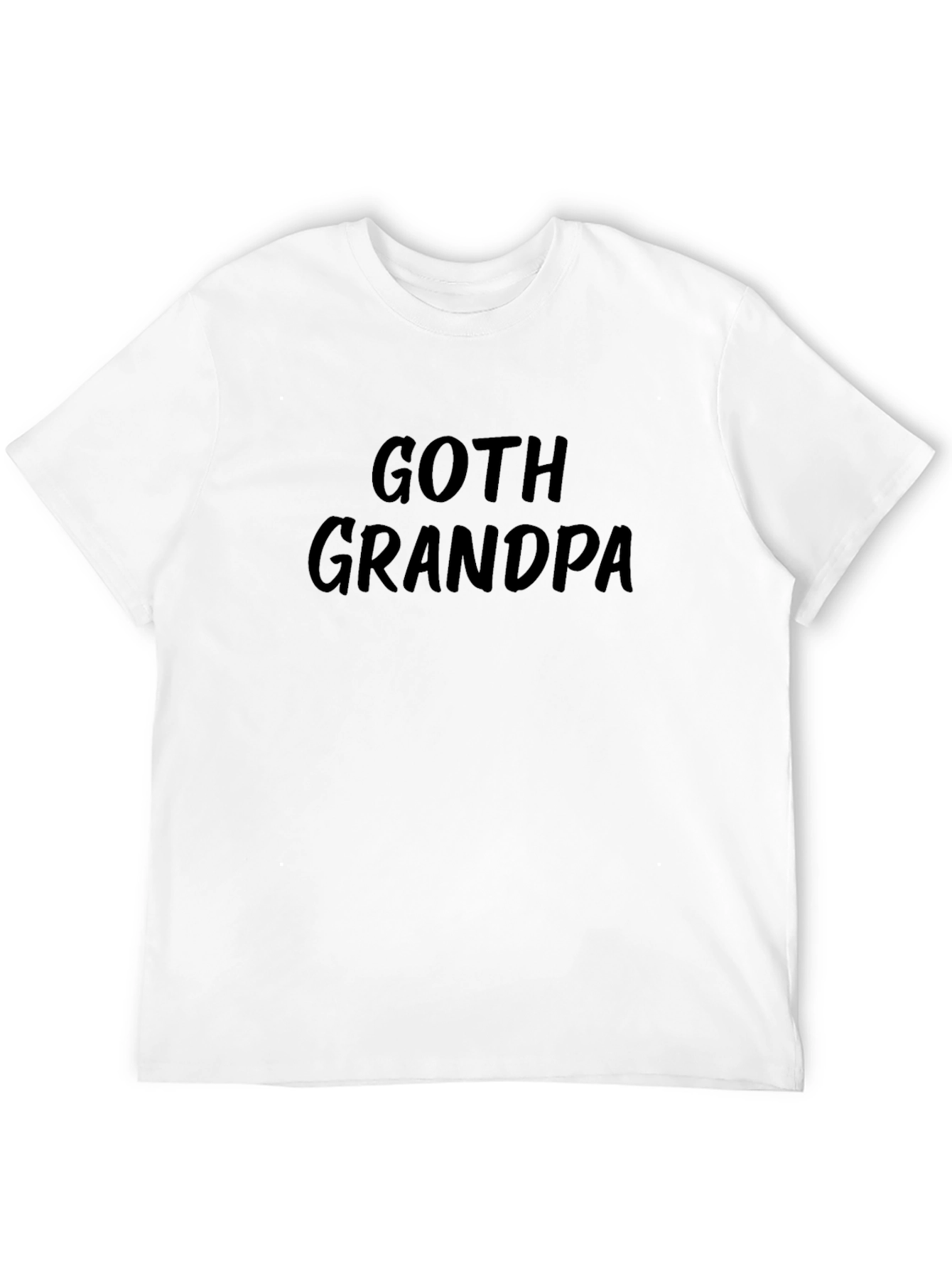 Goth Grandpa Black T-Shirt