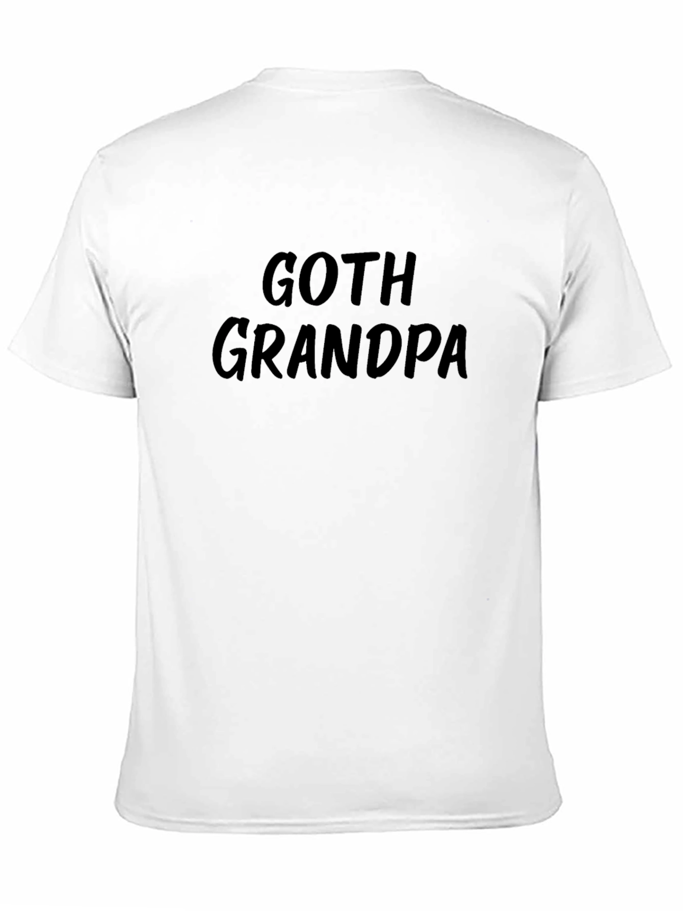 Goth Grandpa Black T-Shirt
