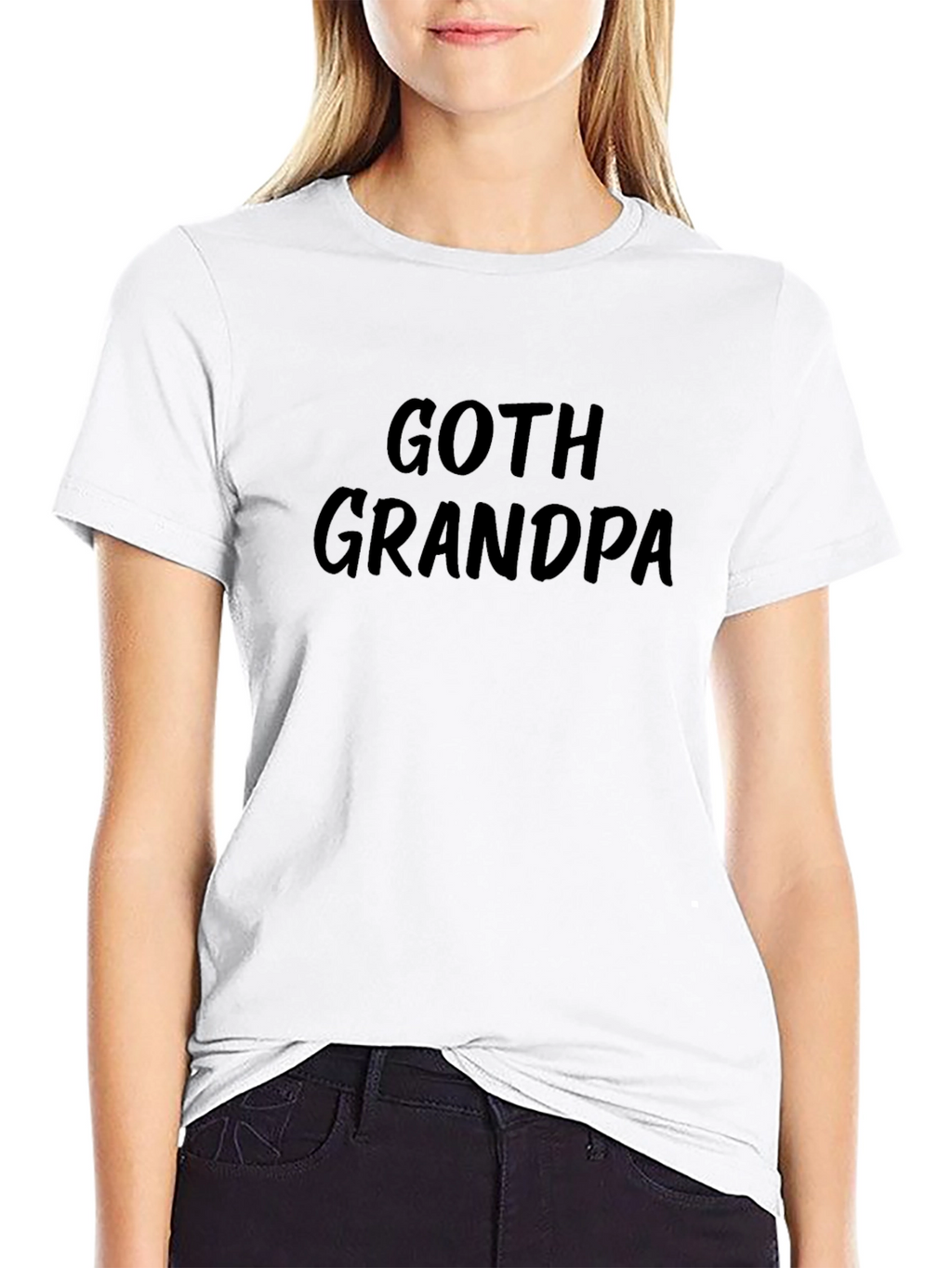 Goth Grandpa Black T-Shirt
