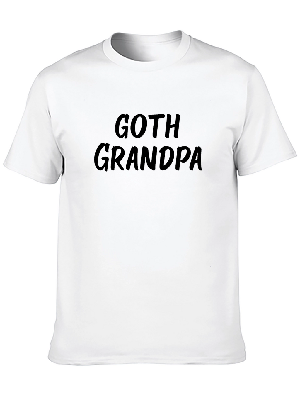 Goth Grandpa Black T-Shirt