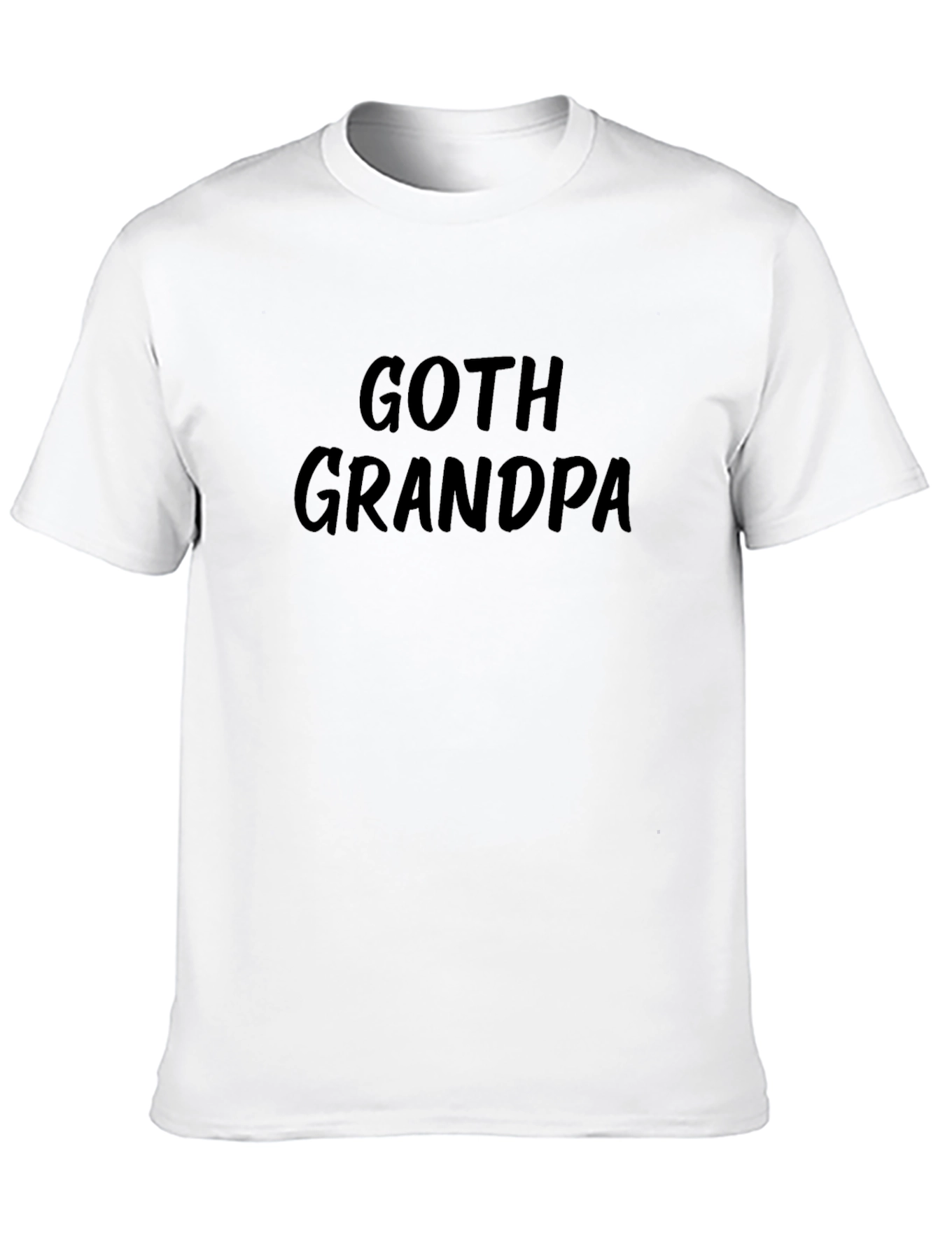 Goth Grandpa Black T-Shirt