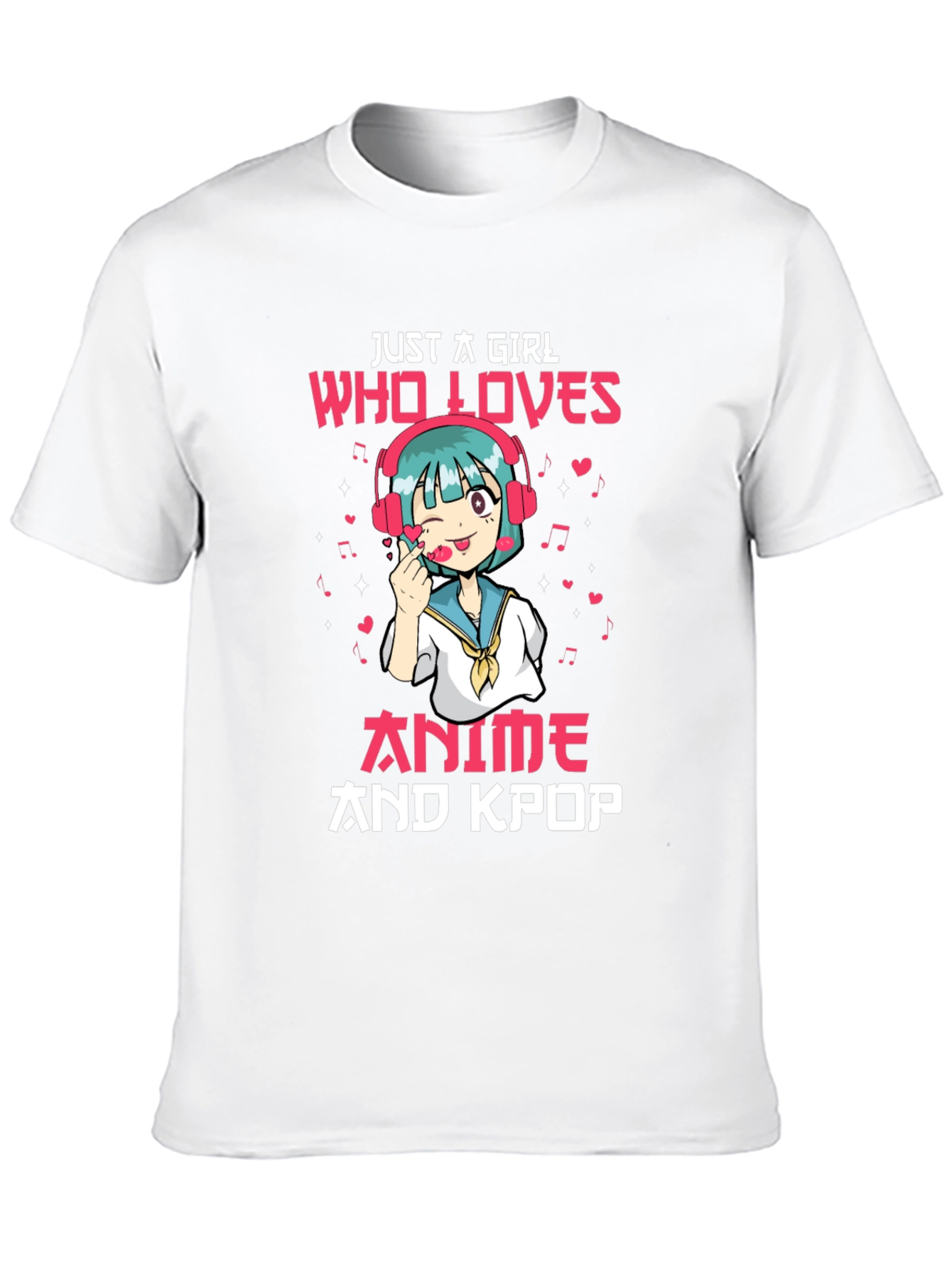 Anime and Kpop Girl Graphic Tee