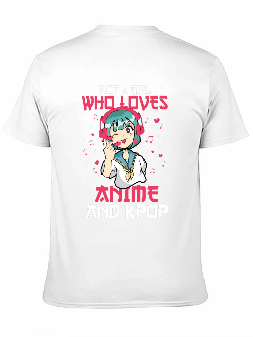 Anime and Kpop Girl Graphic Tee