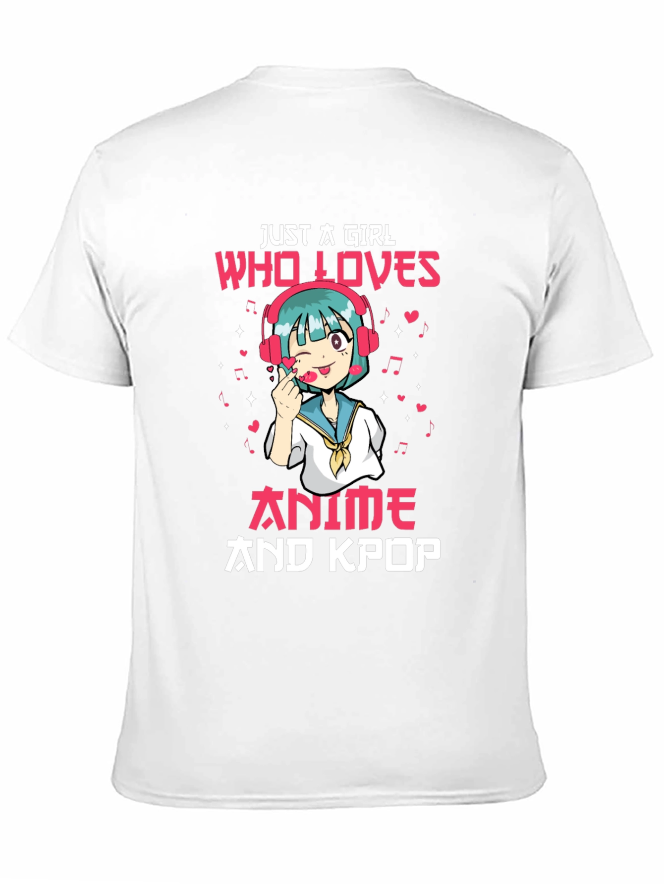 Anime and Kpop Girl Graphic Tee