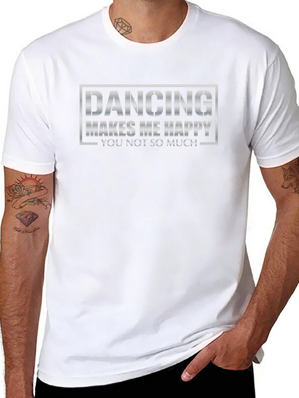 Dancing Makes Me Happy Graphic T-Shirt