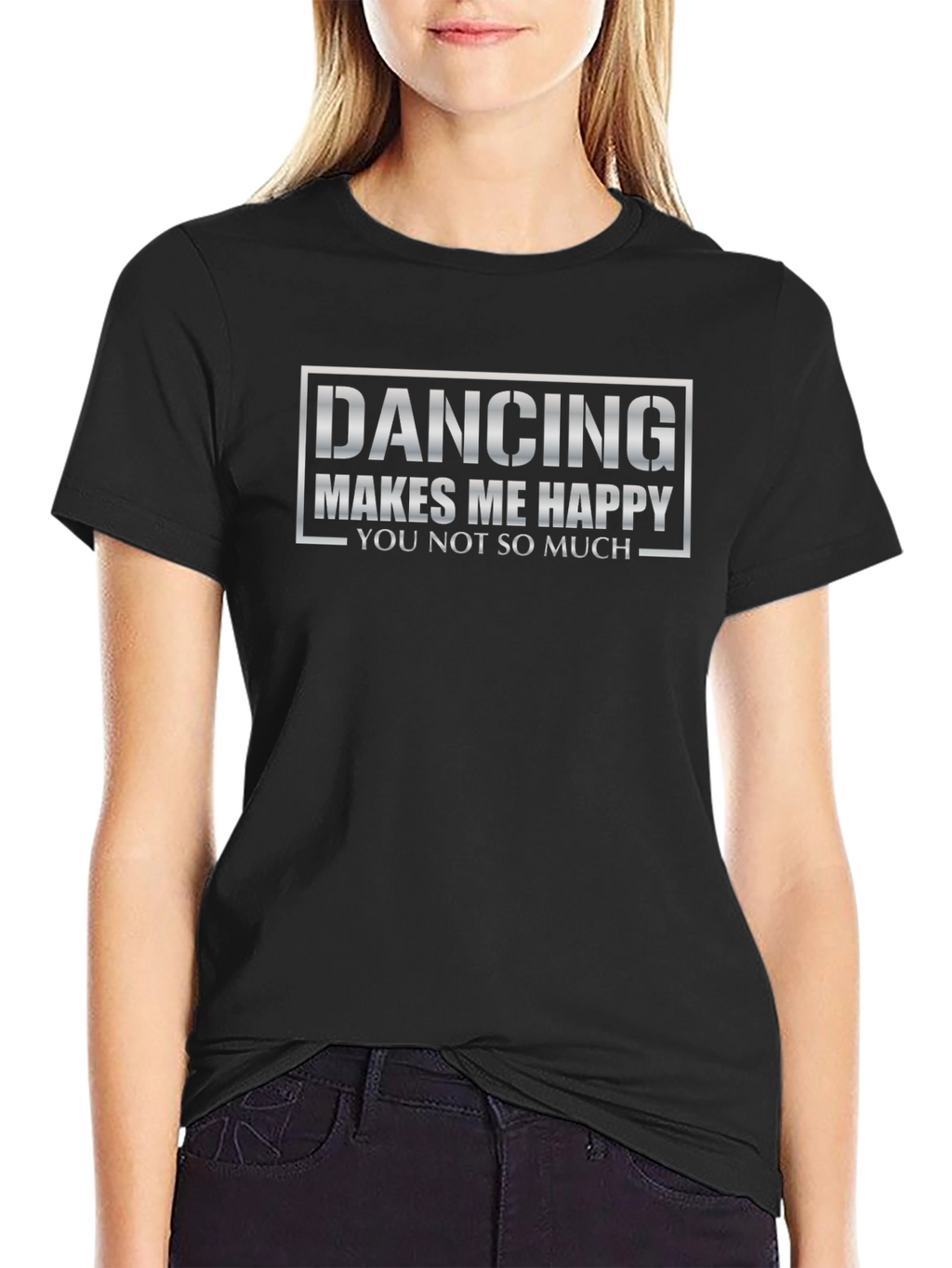 Dancing Makes Me Happy Graphic T-Shirt