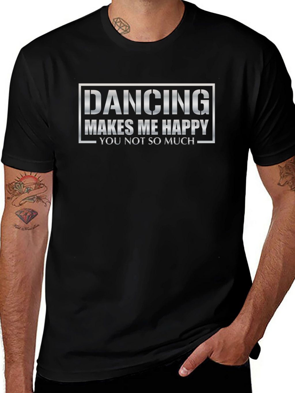 Dancing Makes Me Happy Graphic T-Shirt