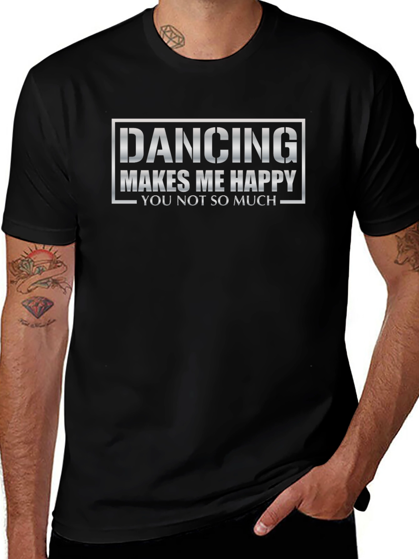 Dancing Makes Me Happy Graphic T-Shirt