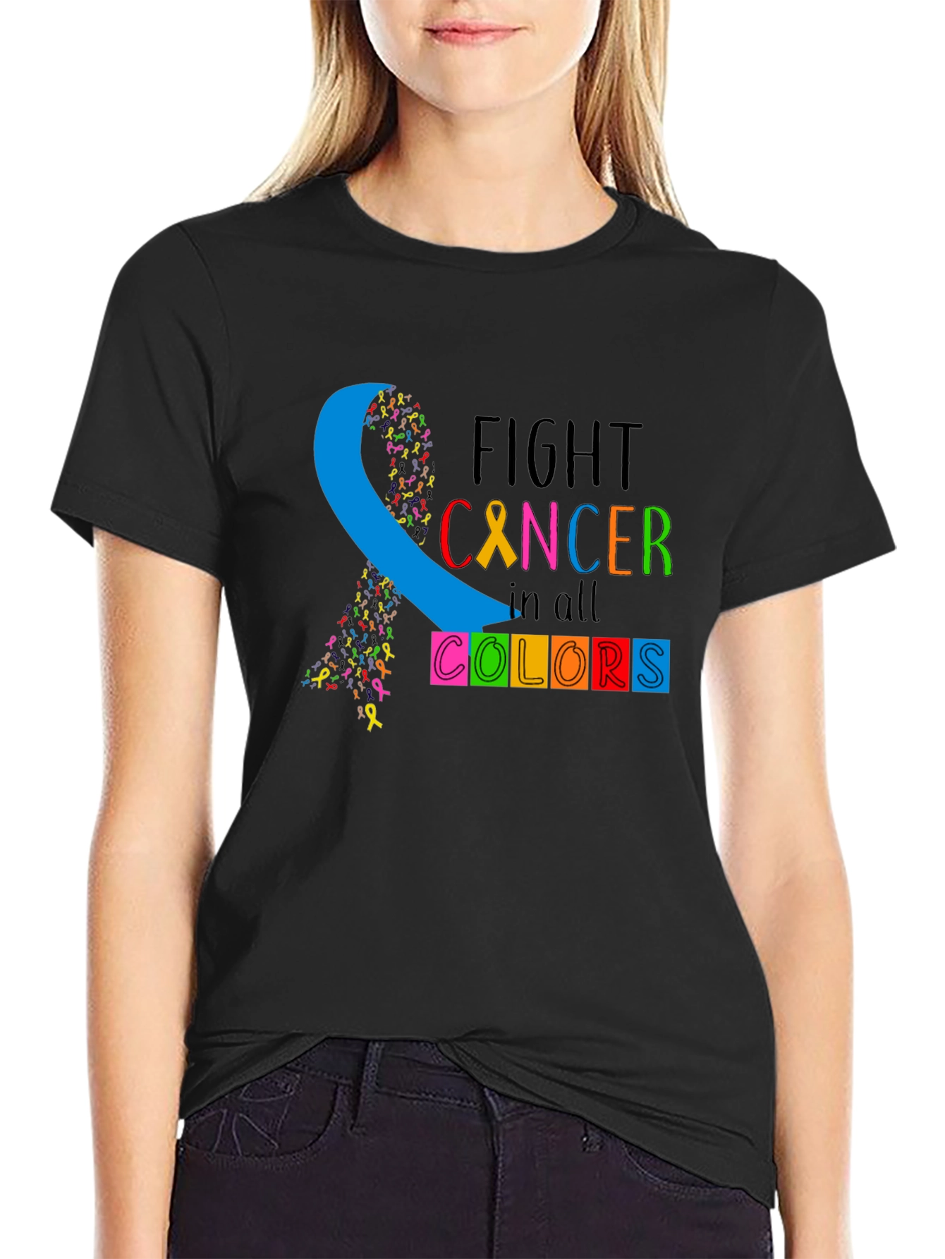 Fight Cancer in All Colors Tee