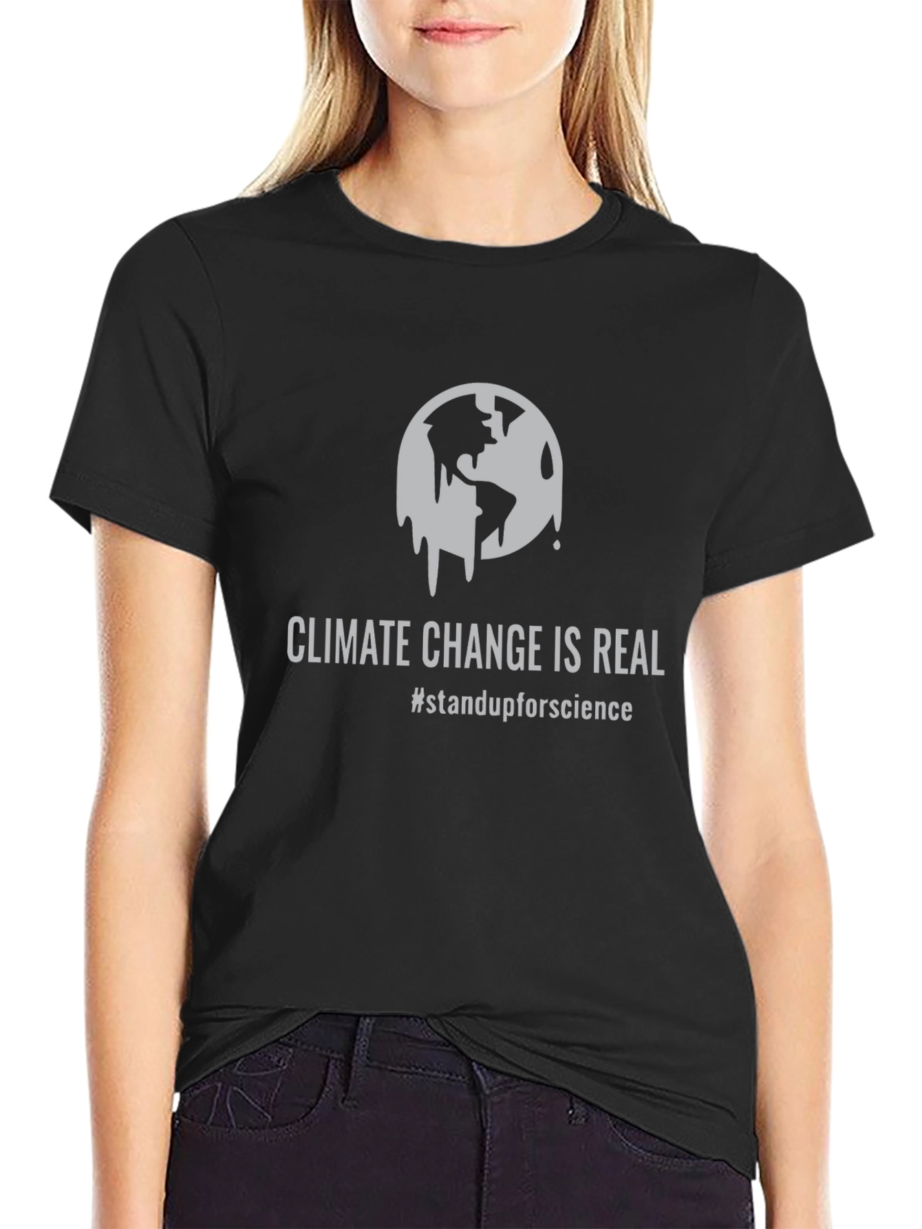 Climate Change Awareness T-Shirt - Stand Up For Science