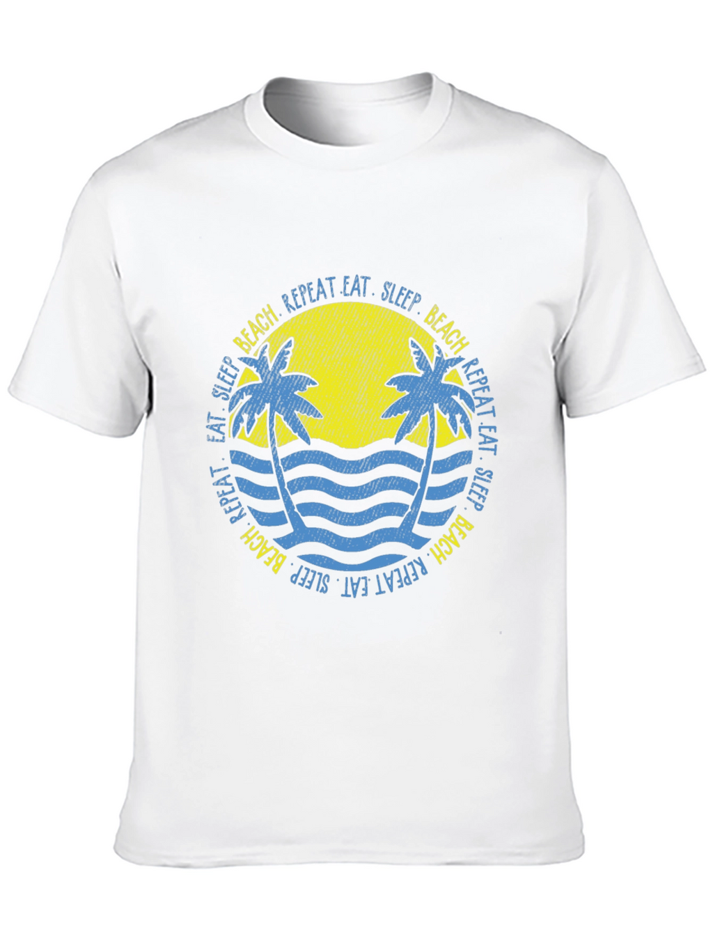Beach Life T-Shirt: Eat Sleep Beach Repeat!