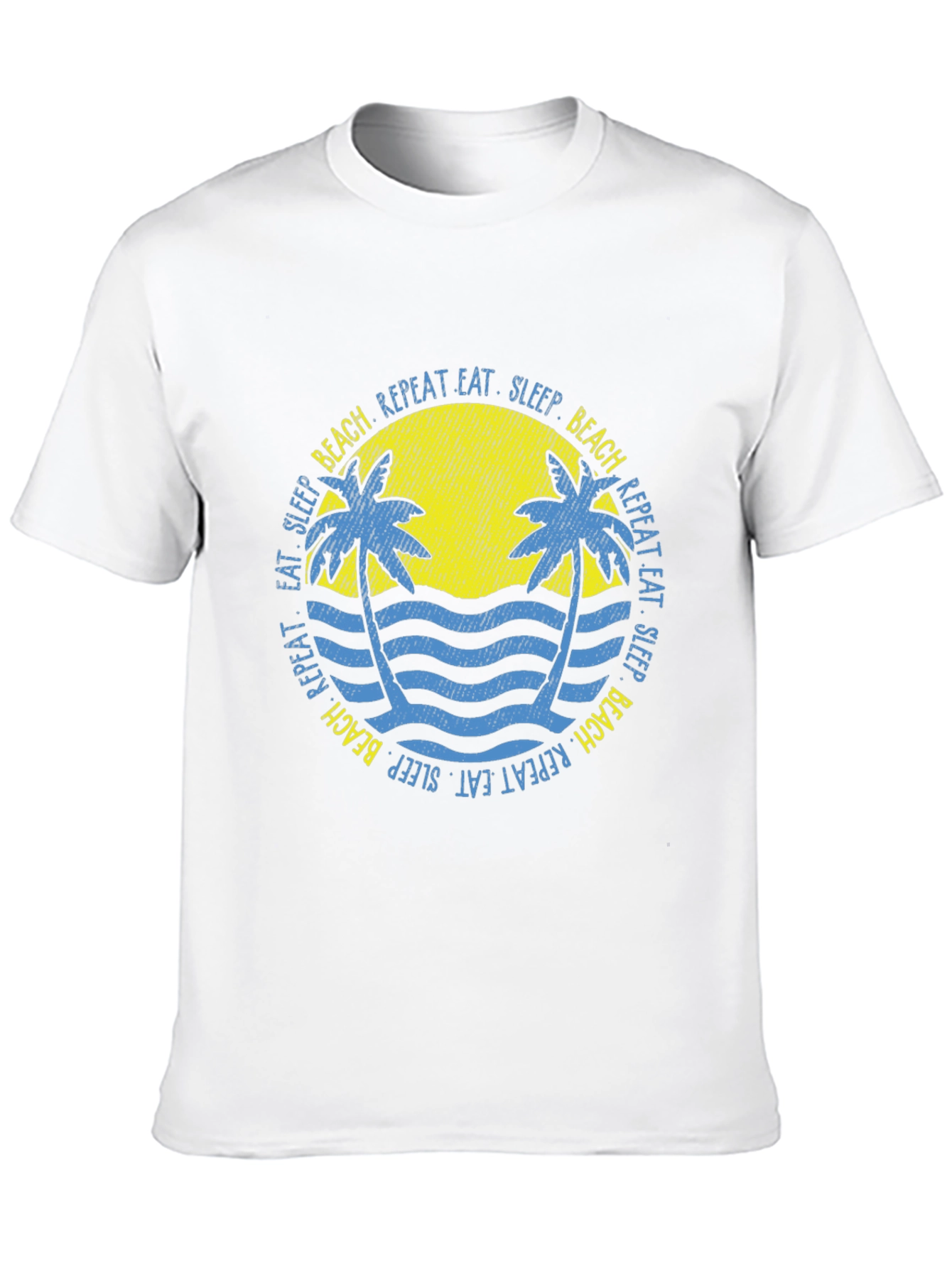 Beach Life T-Shirt: Eat Sleep Beach Repeat!