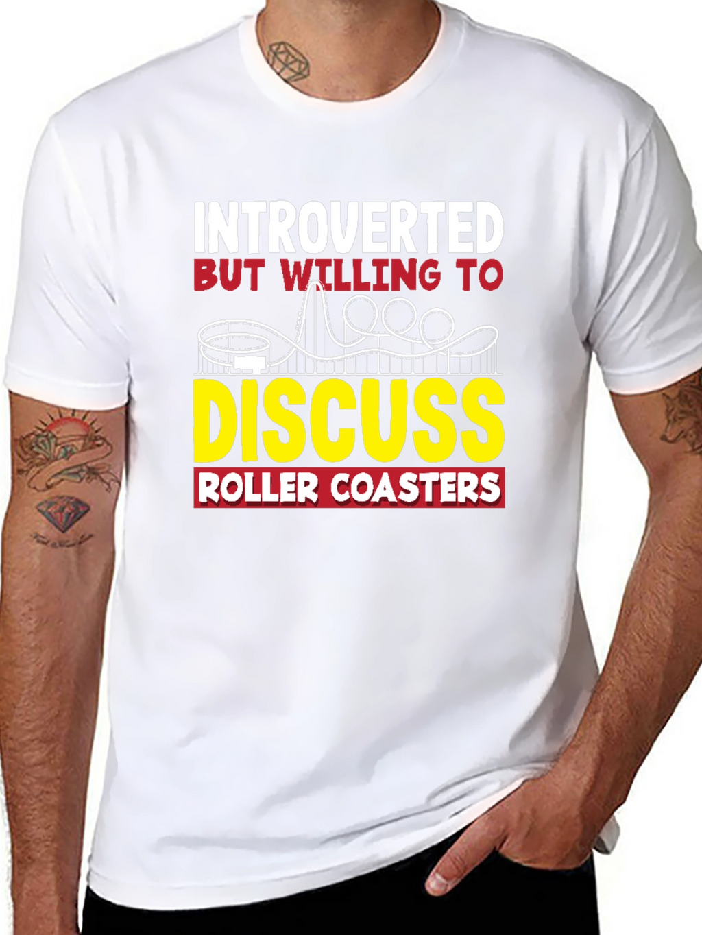Introverted Roller Coaster Lover T-Shirt
